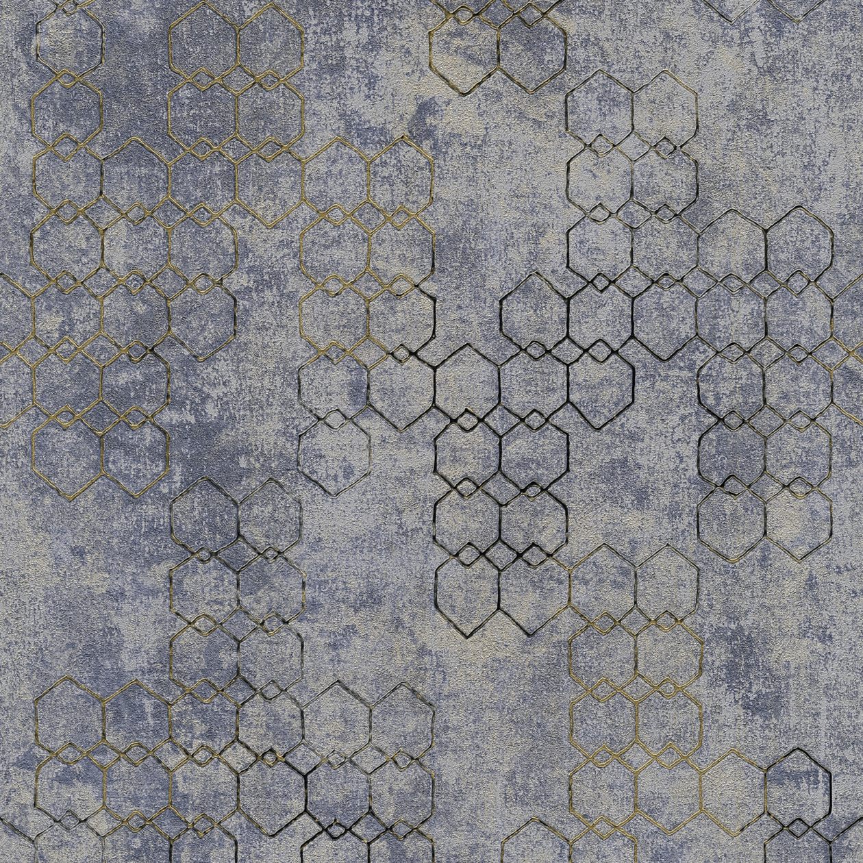 A.S. Creation New Walls | 374245 | Vliestapete Vintageoptik | 0.53 m x 10.05 m | Blau