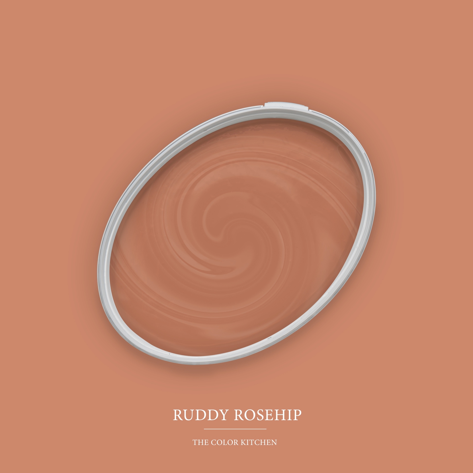 Wandfarbe Orange matt | The Color Kitchen Ruddy Rosehip | Exklusive Innendispersion Hohe Deckkraft