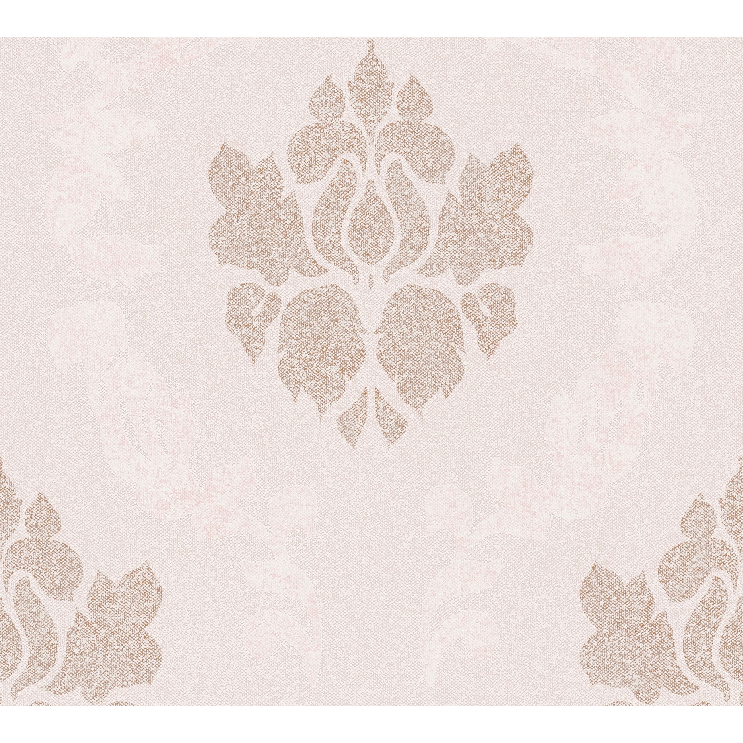 A.S. Creation | New Elegance | 375525 | Vliestapete | Barock | 0.53 x 10.05 m | Rosa