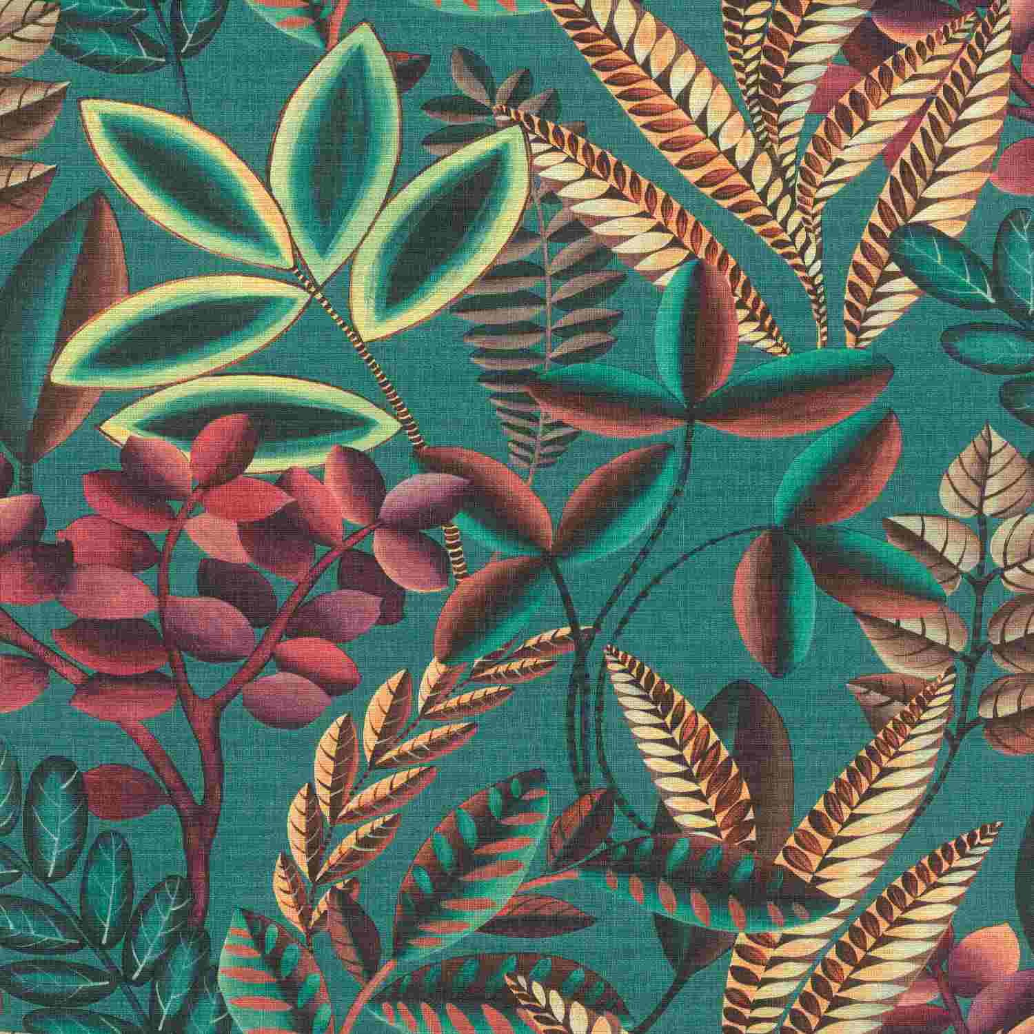 Rasch | Florentine III | 485547 | Vliestapete | Botanisch | 0.53 x 10.05 m | Blau