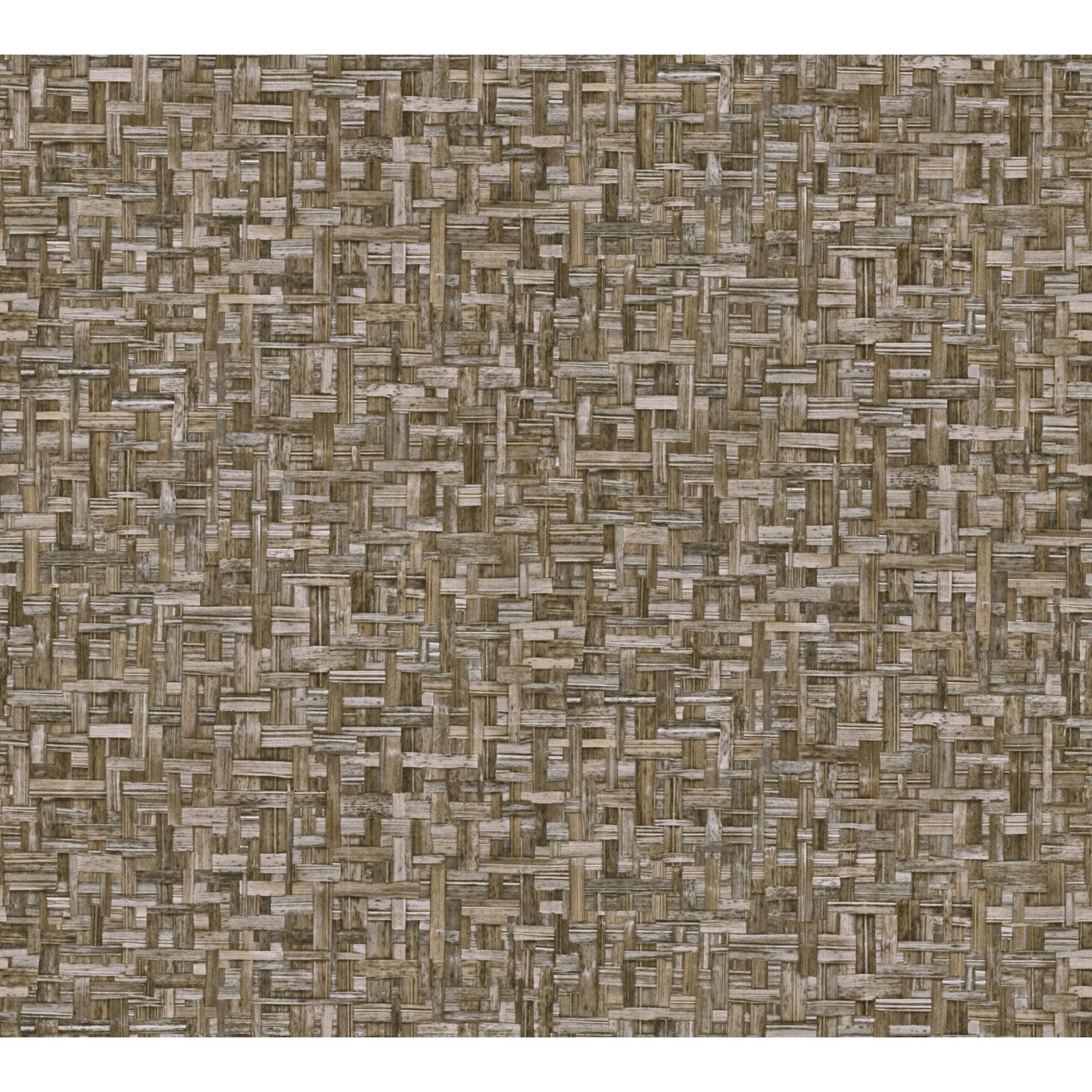 A.S. Creation | Jungle Chic | 377061 | Vliestapete | Holzoptik | 0.53 x 10.05 m | Braun