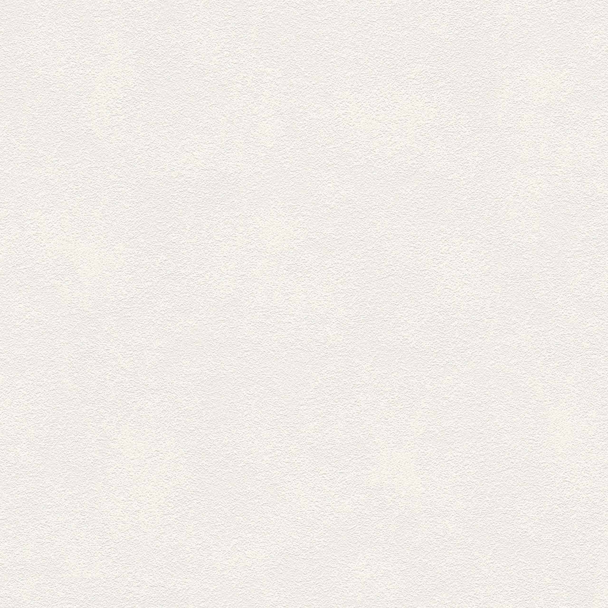 A.S. Creation | Happy Spring | 343043 | Vliestapete | Einfarbig | Uni | 0.53 x 10.05 m | Weiß