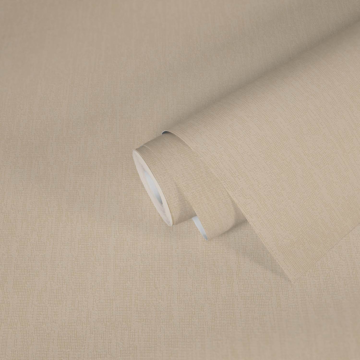 A.S. Creation | #Hygge | 385993 | Vliestapete | Einfarbig | Uni | 0.53 x 10.05 m | Beige