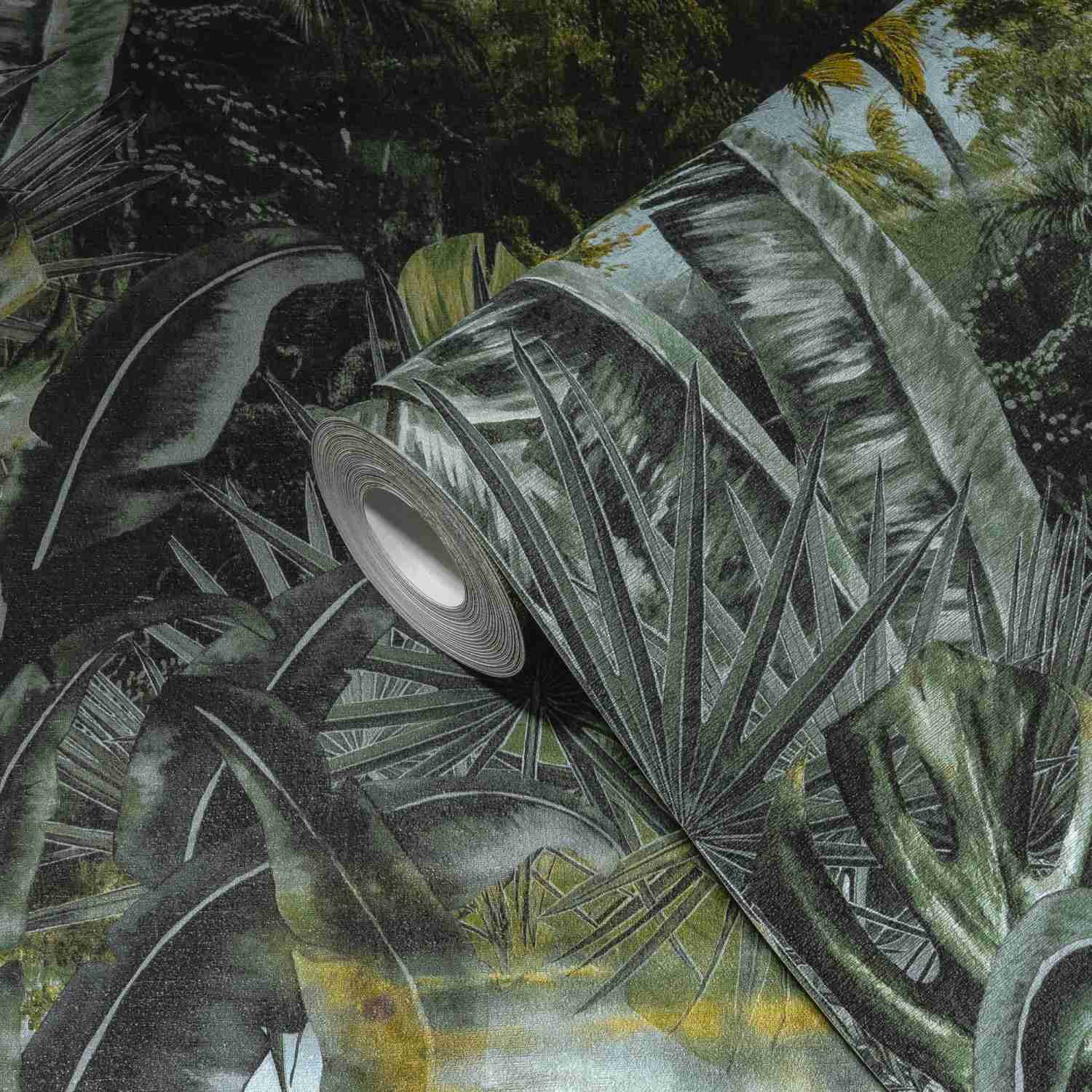 A.S. Creation | MY HOME. MY SPA. | 383561 | Vliestapete | Botanisch | 0.53 x 10.05 m | Grün