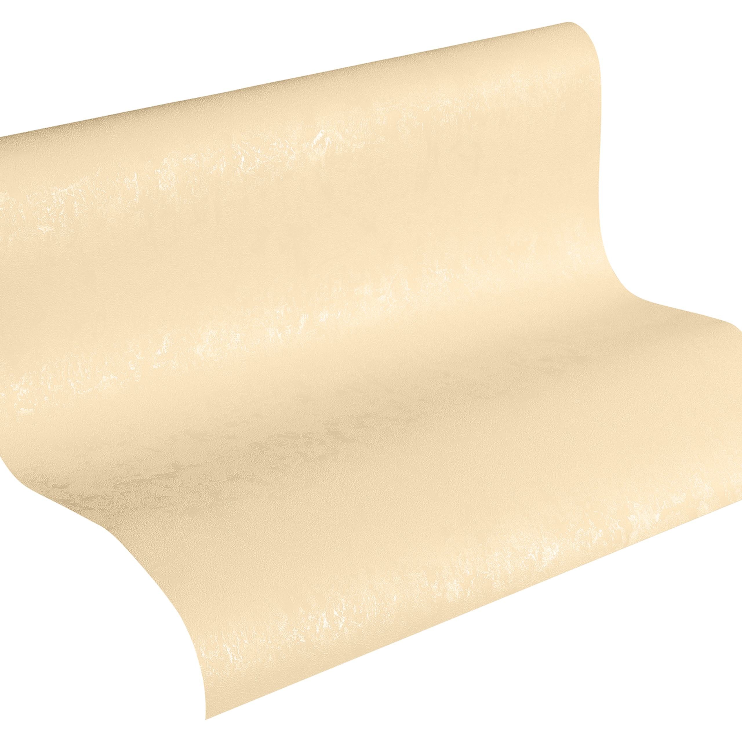 A.S. Creation | Hermitage 10 | 335442 | Vliestapete | Einfarbig | Uni | 0.53 x 10.05 m | Beige