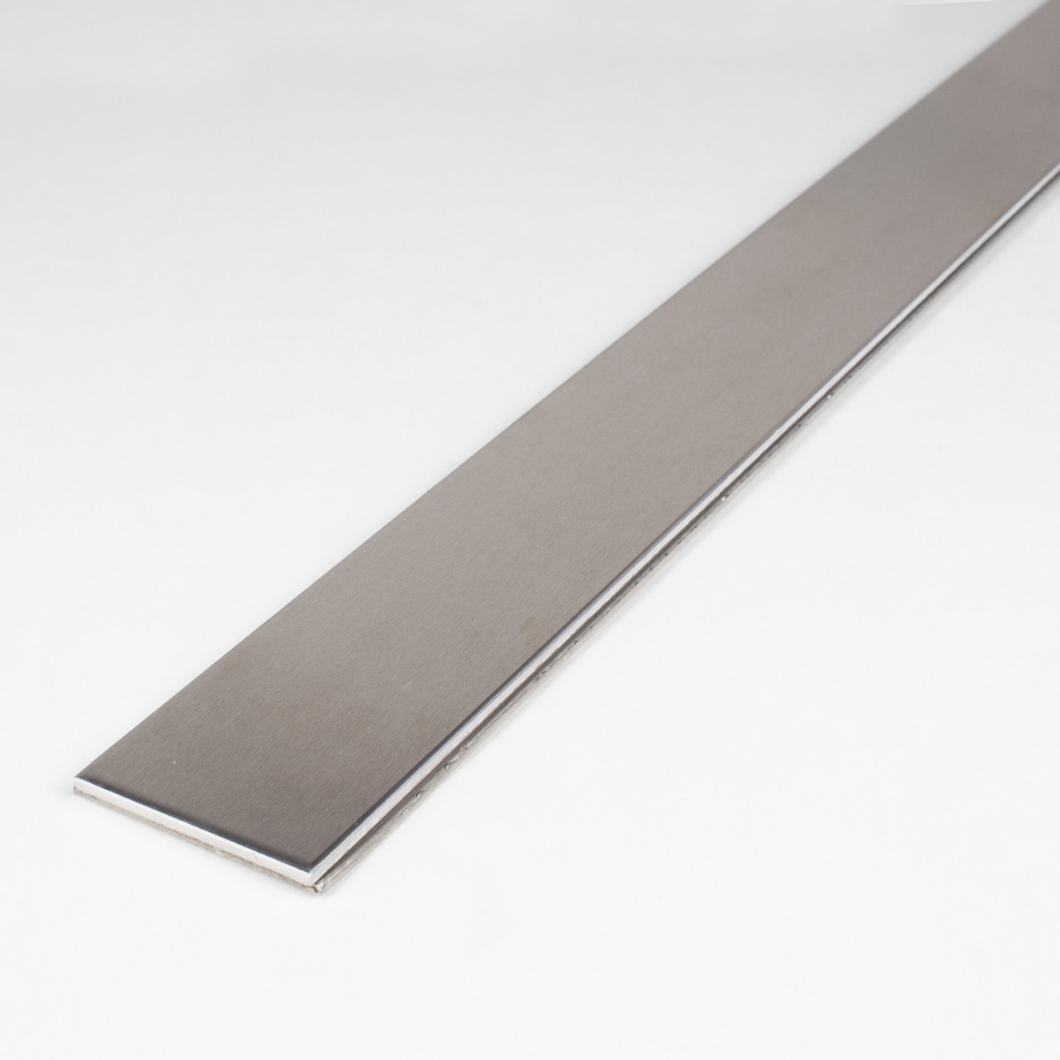 Auer Übergangsprofil Höhe 5 - 8 mm Breite 50 mm Verbundschwelle Edelstahl Aluminium verklebt