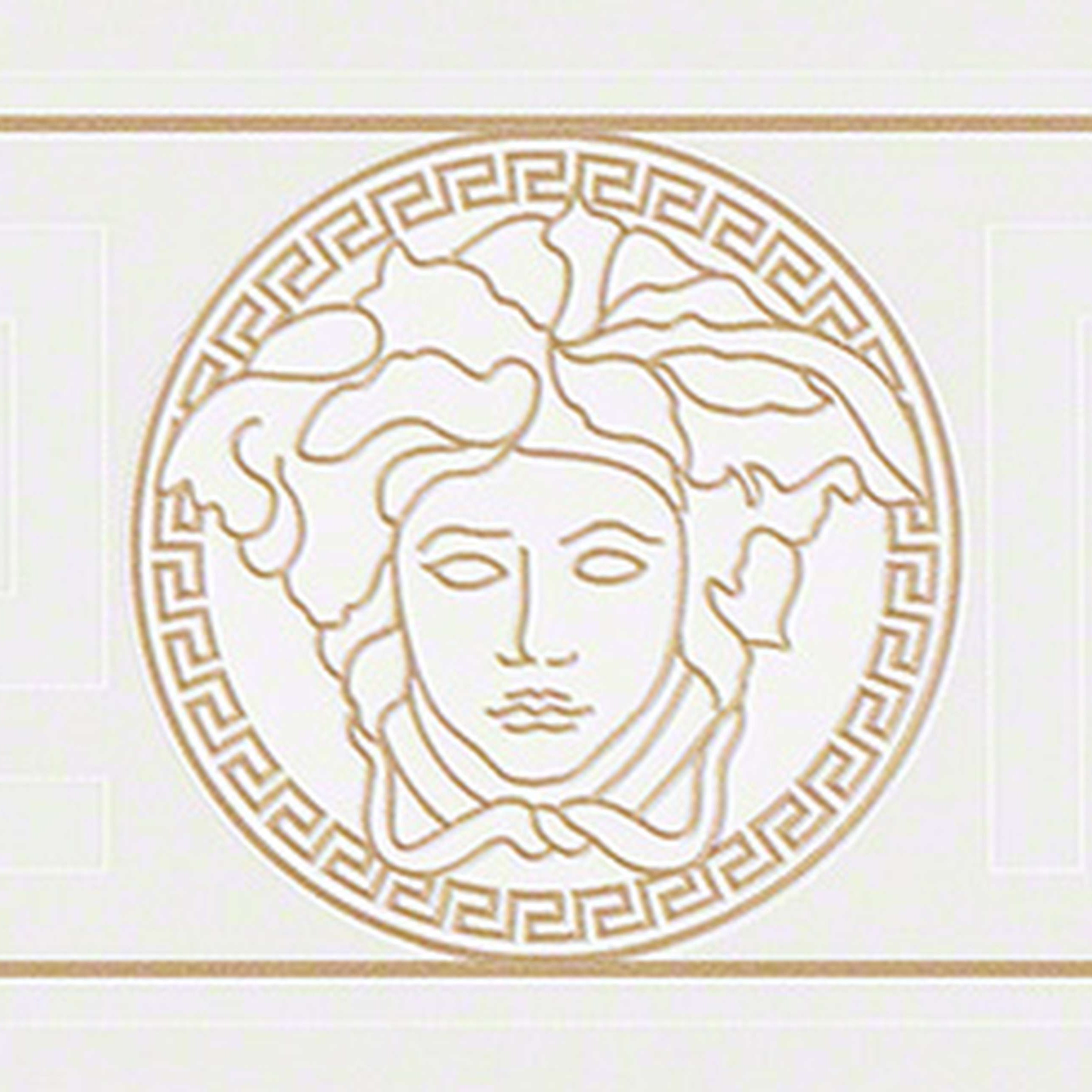 A.S. Creation | Versace 3 | 935223 | Vliesbordüre | Borte | 0.13 x 5 m | Silber