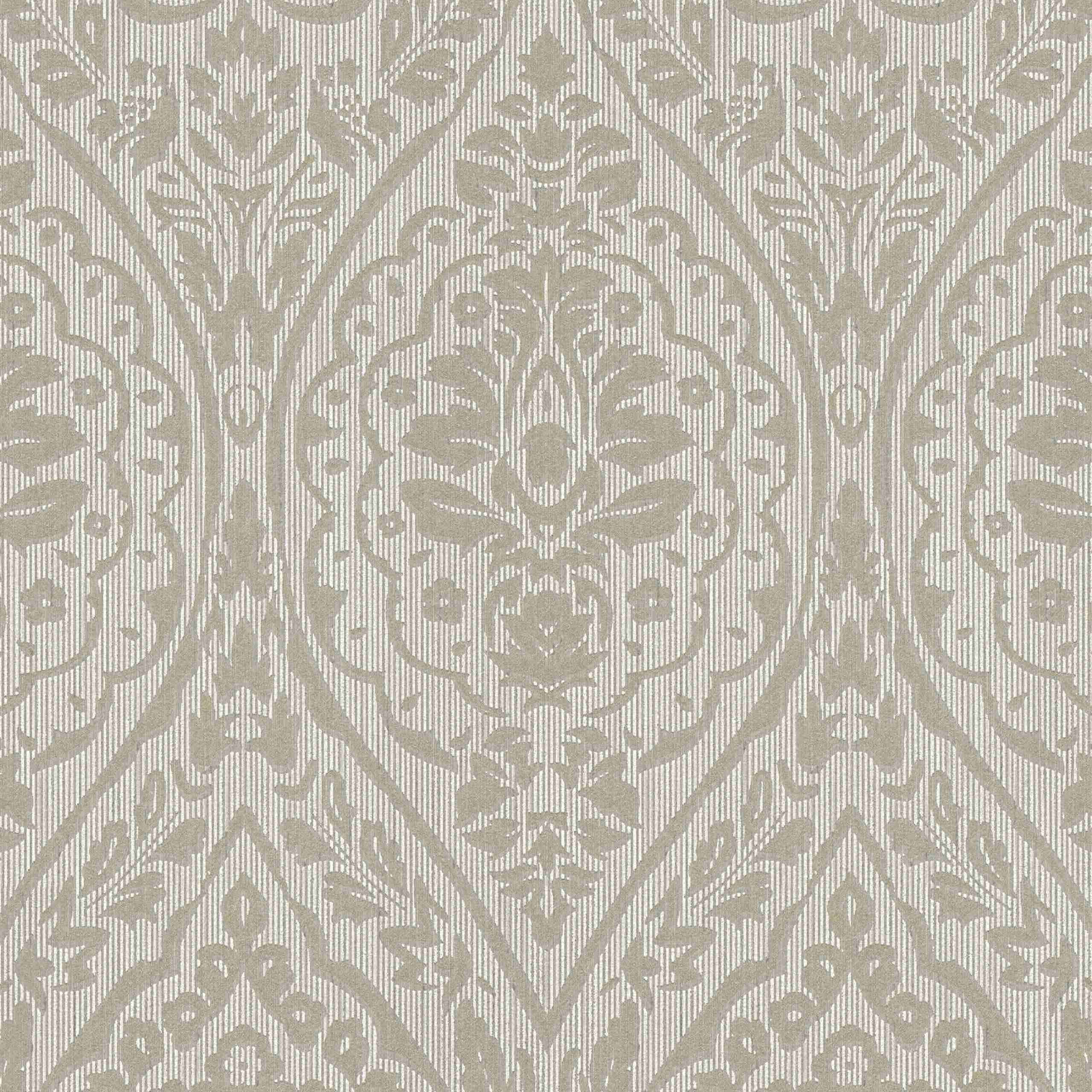A.S. Creation | AP Tessuto II | 961956 | Vliestapete | Barock | 0.53 x 10.05 m | Beige
