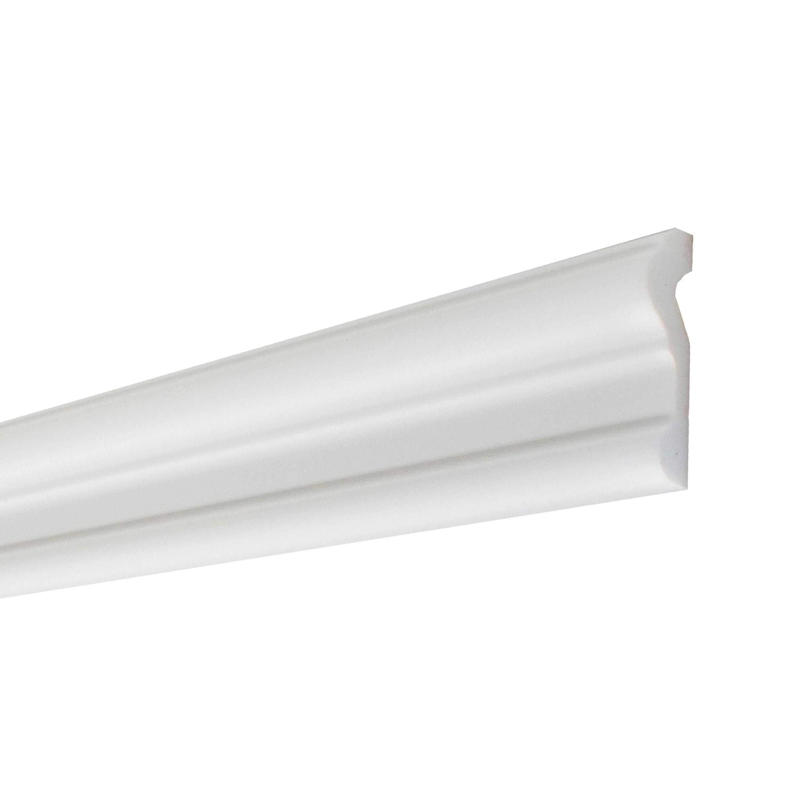 Zierleiste N 20 x 70 x 2000 mm Wandleiste Polystyrol Weiß NMC NOMASTYL