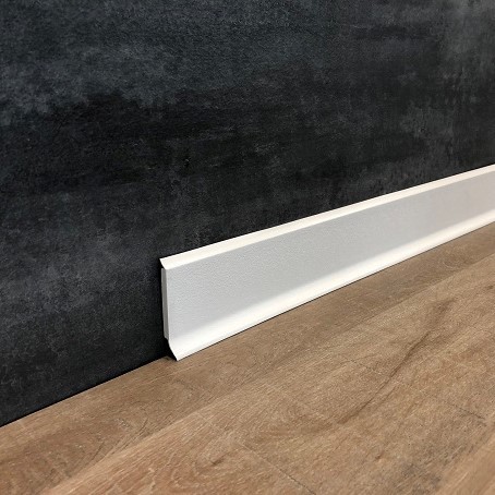 Sockelleiste "Rimini" PVC Hartschaum 12.8 x 60 x 2500 mm Durchgefärbte Weichlippe by PROVISTON