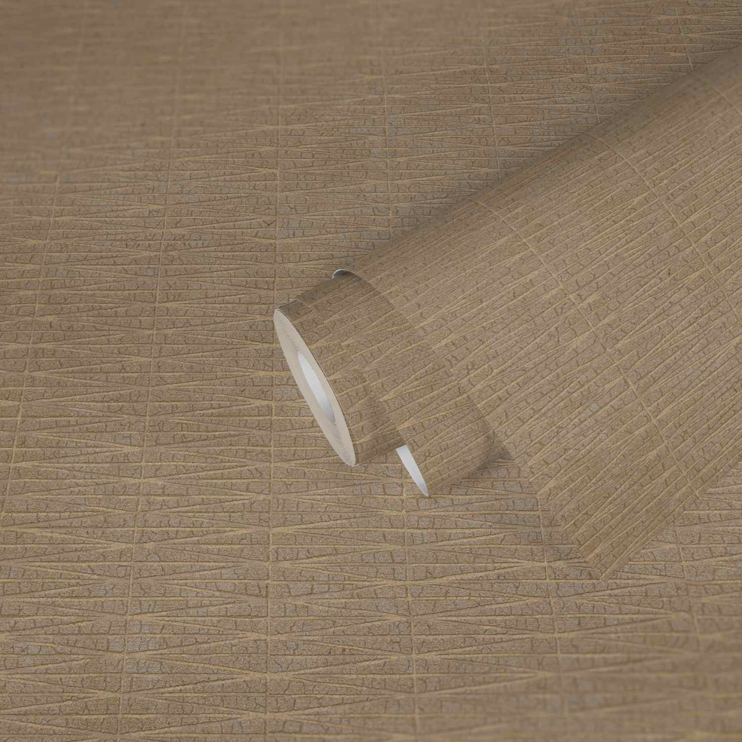 A.S. Creation | #Hygge | 385971 | Vliestapete | Struktur | 0.53 x 10.05 m | Braun