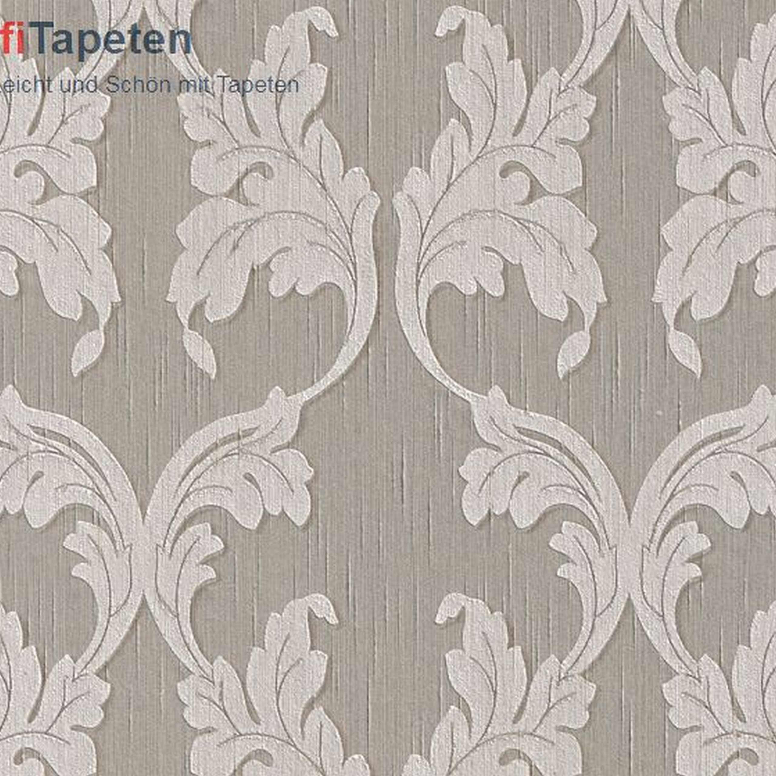 A.S. Creation | Tessuto | 956286 | Vliestapete | Barock | 0.53 x 10.05 m | Beige