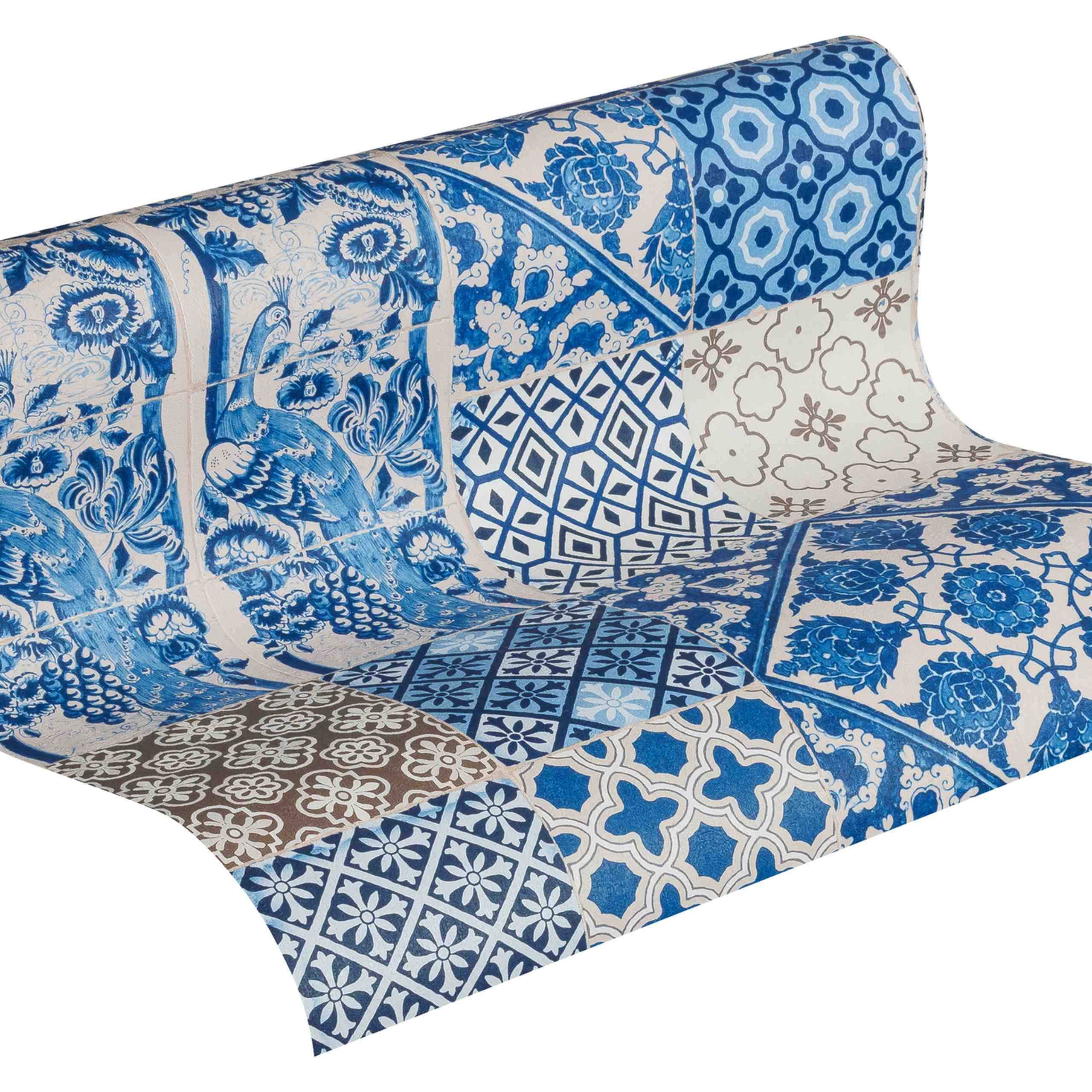 A.S. Creation | Metropolitan Stories | 369231 | Vliestapete | Vintage | 0.53 x 10.05 m | Blau