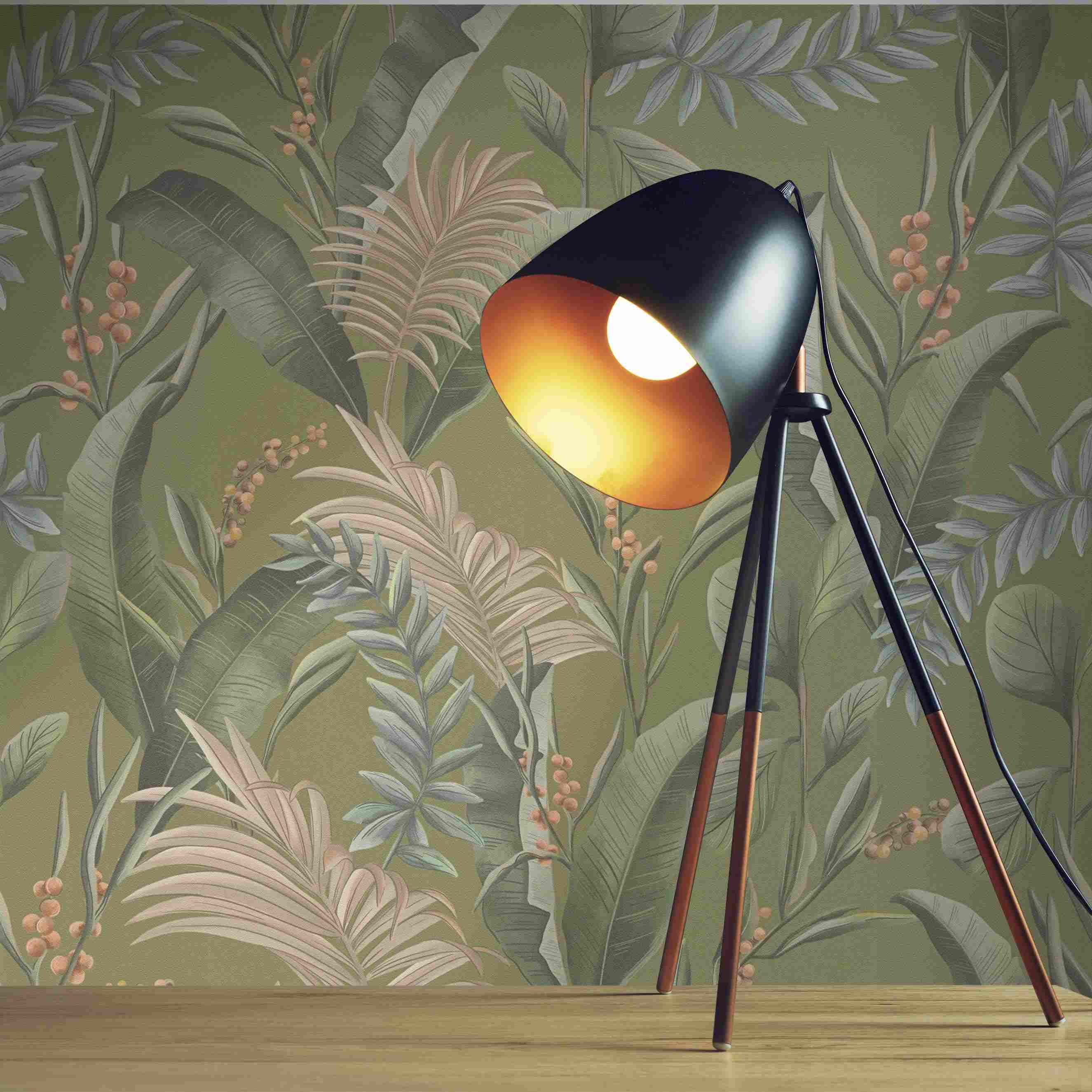 A.S. Creation | Drawn Into Nature | 394363 | Vliestapete | Blumen | Floral | 10.05 x 0.53 m | Beige