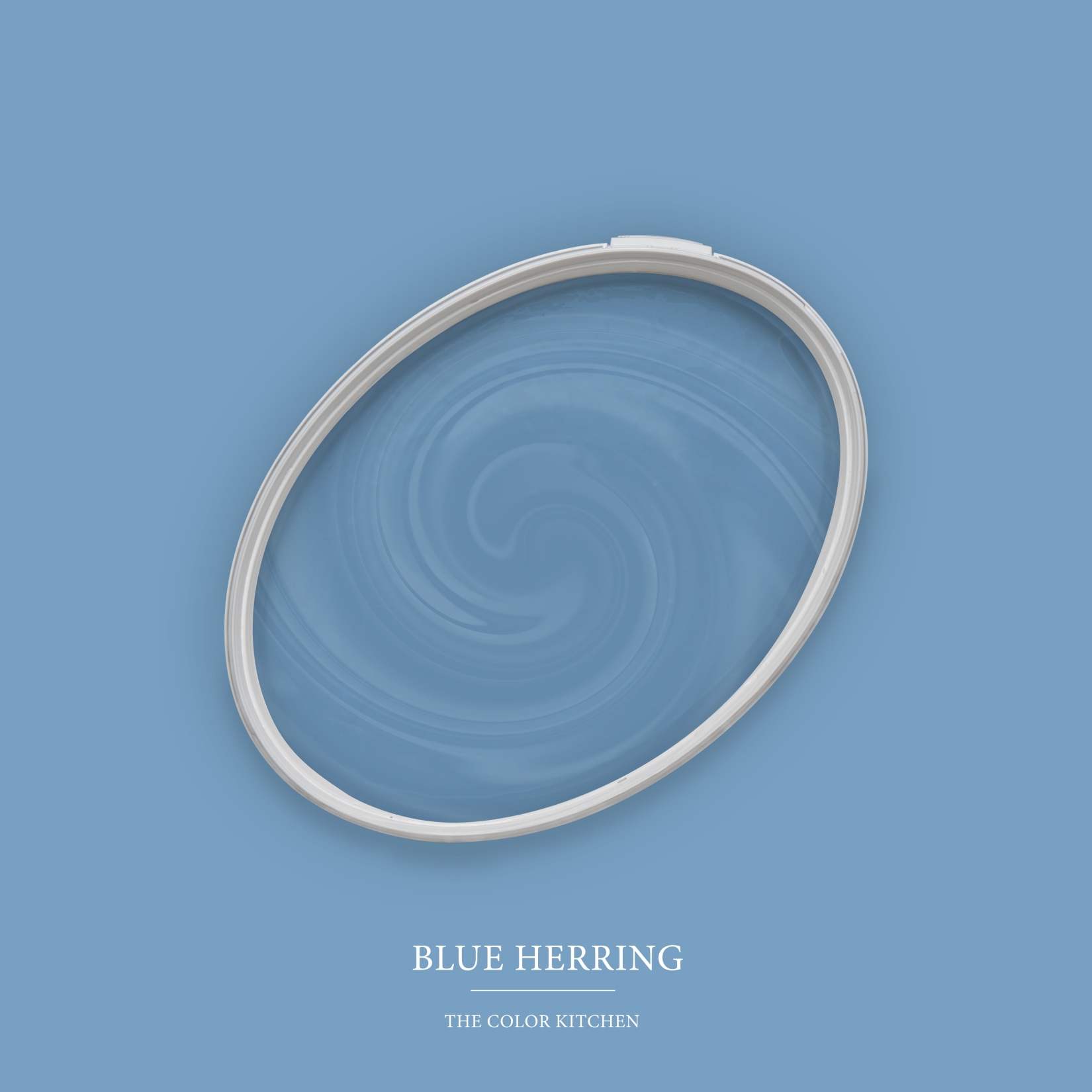 Wandfarbe Blau matt | The Color Kitchen Blue Herring | Exklusive Innendispersion Hohe Farbintensität