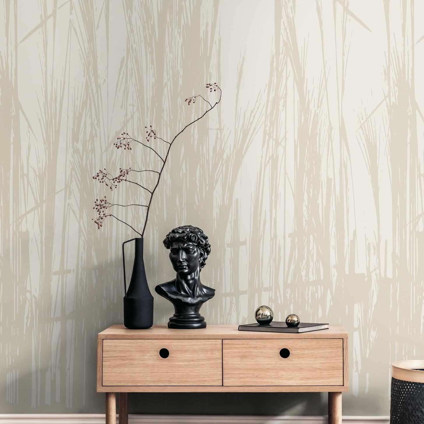 A.S. Creation Fototapete The Wall III 398781 Ein Motiv pro Rolle Wald Pflanzen Beige