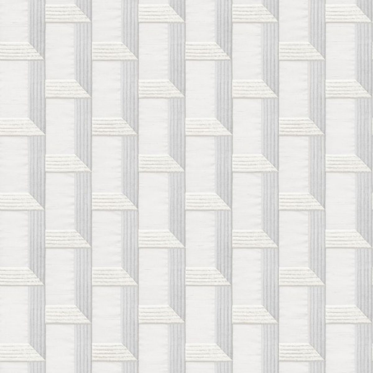 DesignID | Wallstitch | 120071 | Vliestapete | 3D Optik | 0.53 x 10.05 m | Weiß