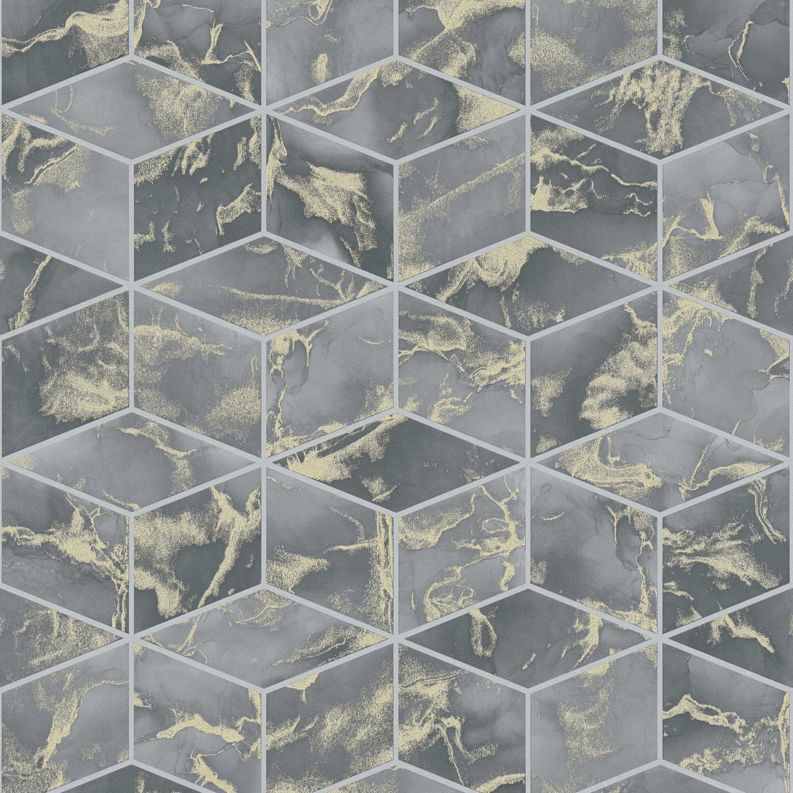 A.S. Creation | Metropolitan Stories 2 | 378634 | Vliestapete | 3D Optik | 0.53 x 10.05 m | Grau