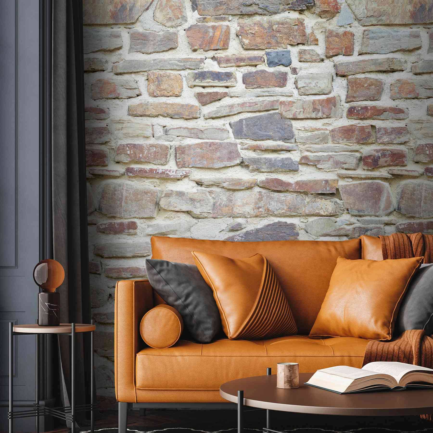 A.S. Creation Fototapete The Wall II 392511 Ein Motiv pro Rolle Steinoptik Beige