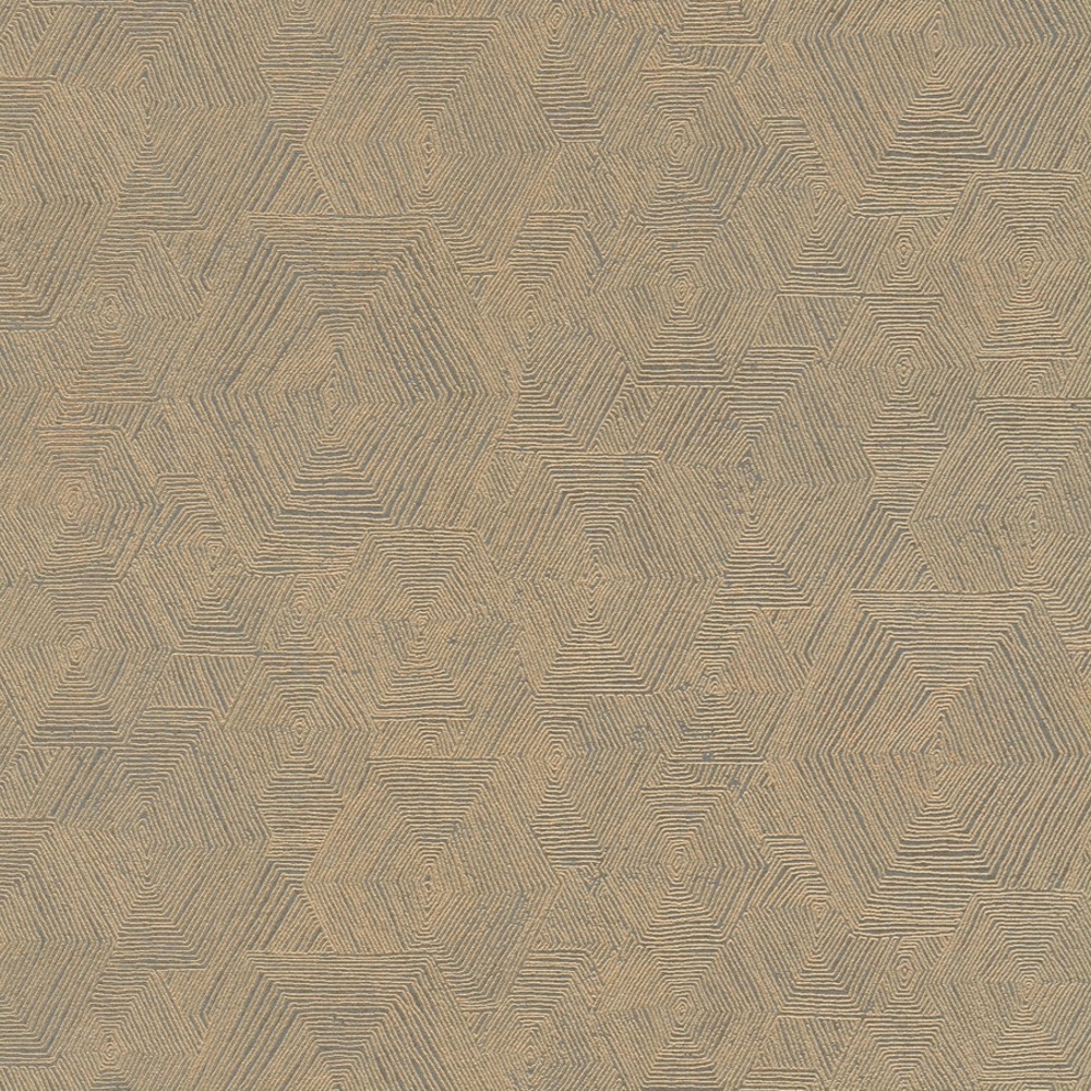 A.S. Creation | MY HOME. MY SPA. | 386983 | Vliestapete | Geometrisch | 0.53 x 10.05 m | Gold