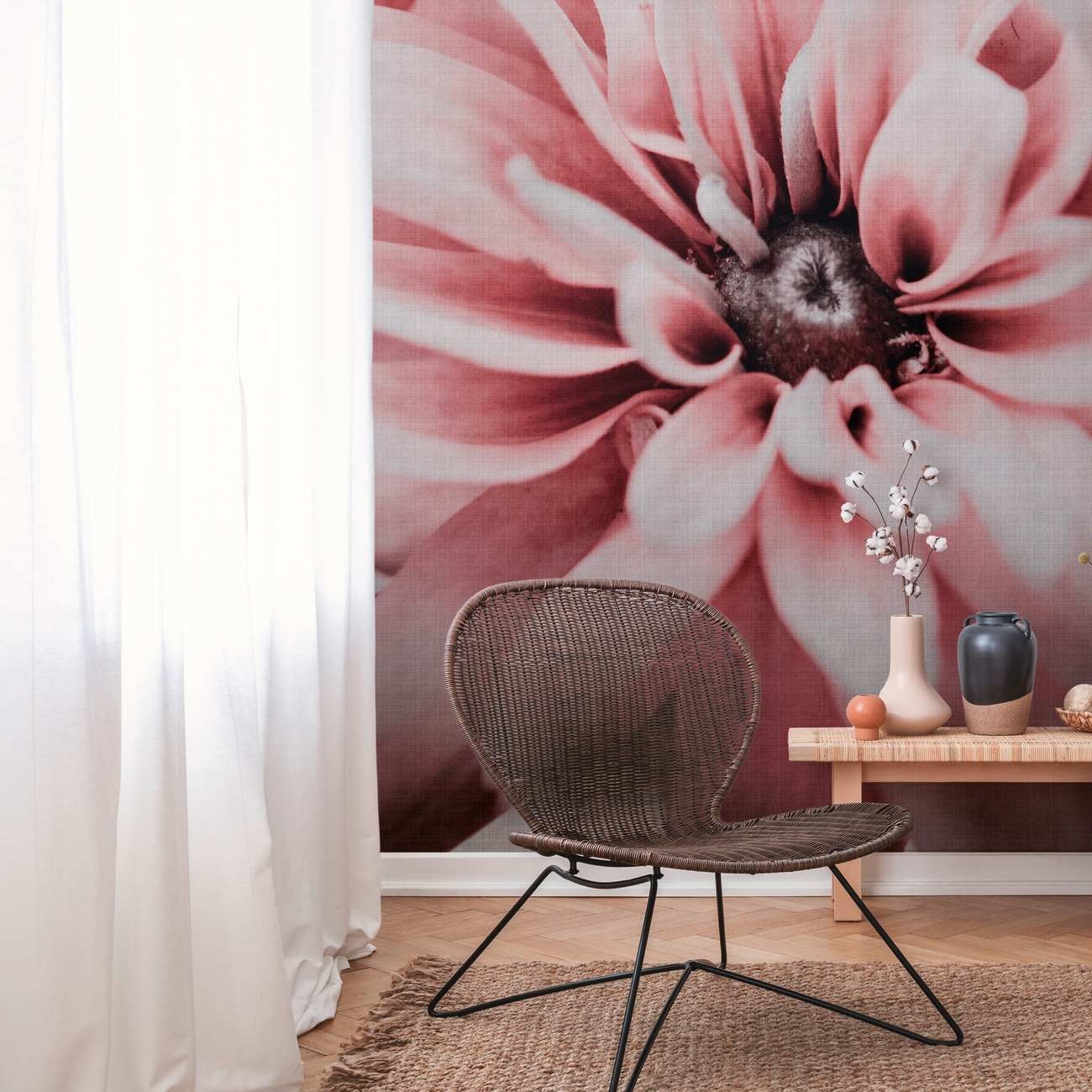 A.S. Creation Fototapete The Wall 382701 Ein Motiv pro Rolle Blumenoptik Rosa