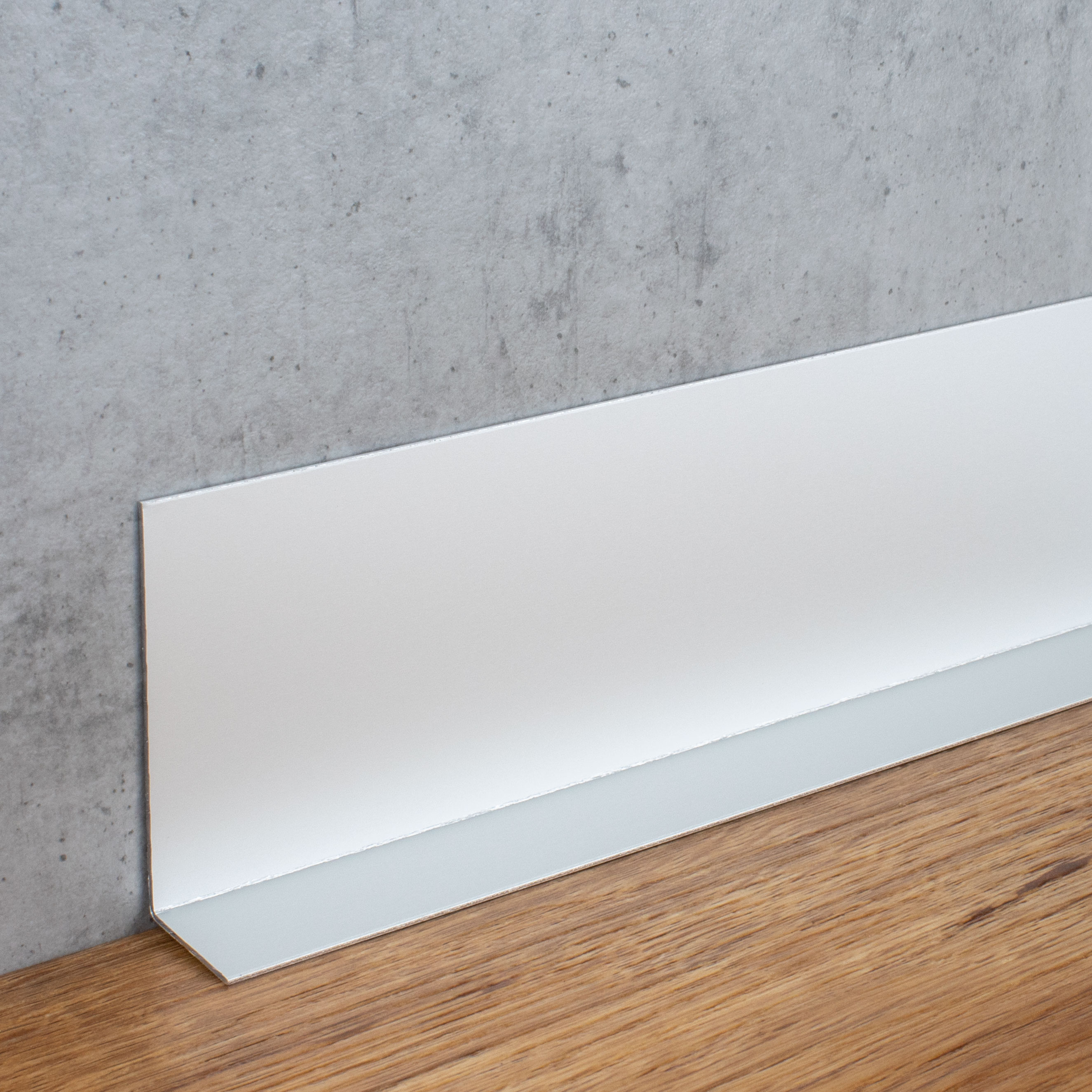 Auer Sockelleiste Metall H 60 mm Winkel 135° Sockelleiste Aluminium Wasserfest Modern