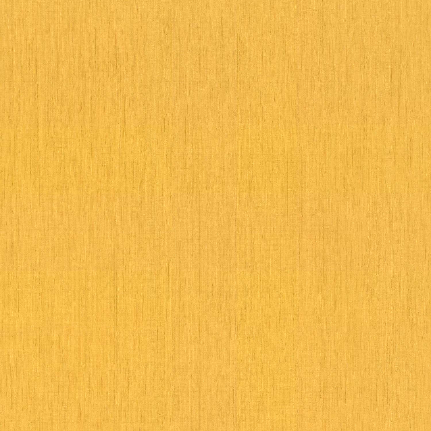 Rasch | Indian Style | 746082 | Vliestapete | Einfarbig | Uni | 0.53 x 10.05 m | Gelb