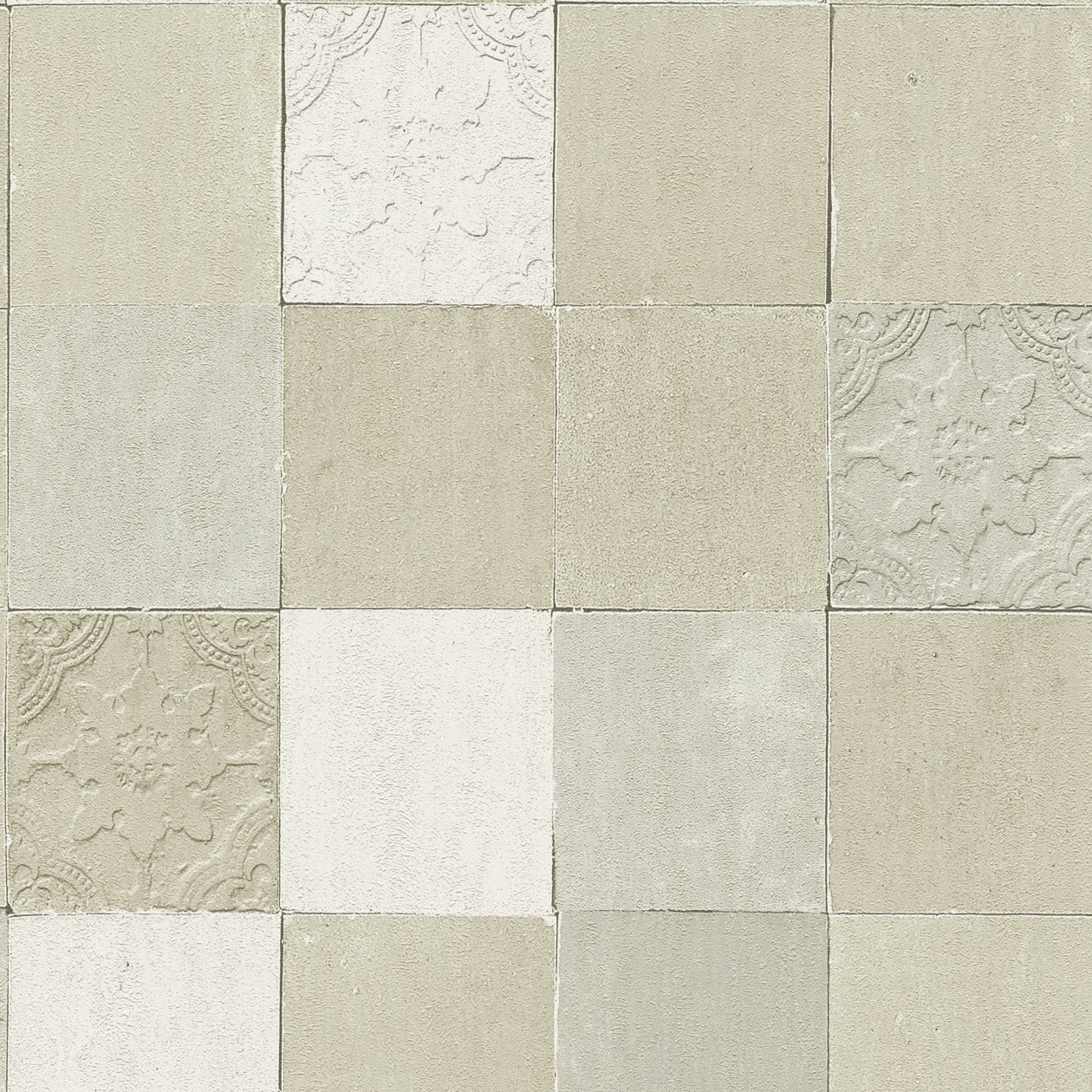 A.S. Creation | New Walls | 374064 | Vliestapete | Vintage | Retro | 0.53 x 10.05 m | Creme