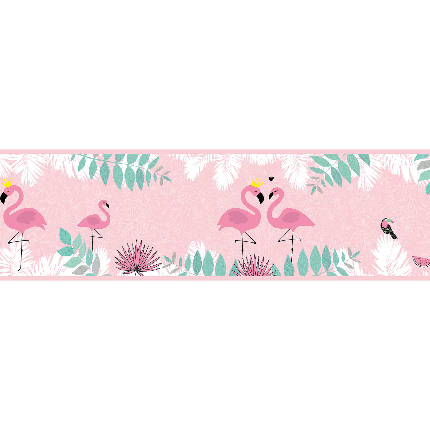 A.S. Creation | Lovely Kids | 403758 | Bordüre | Kinderzimmer | 5 x 0.155 m | Rosa