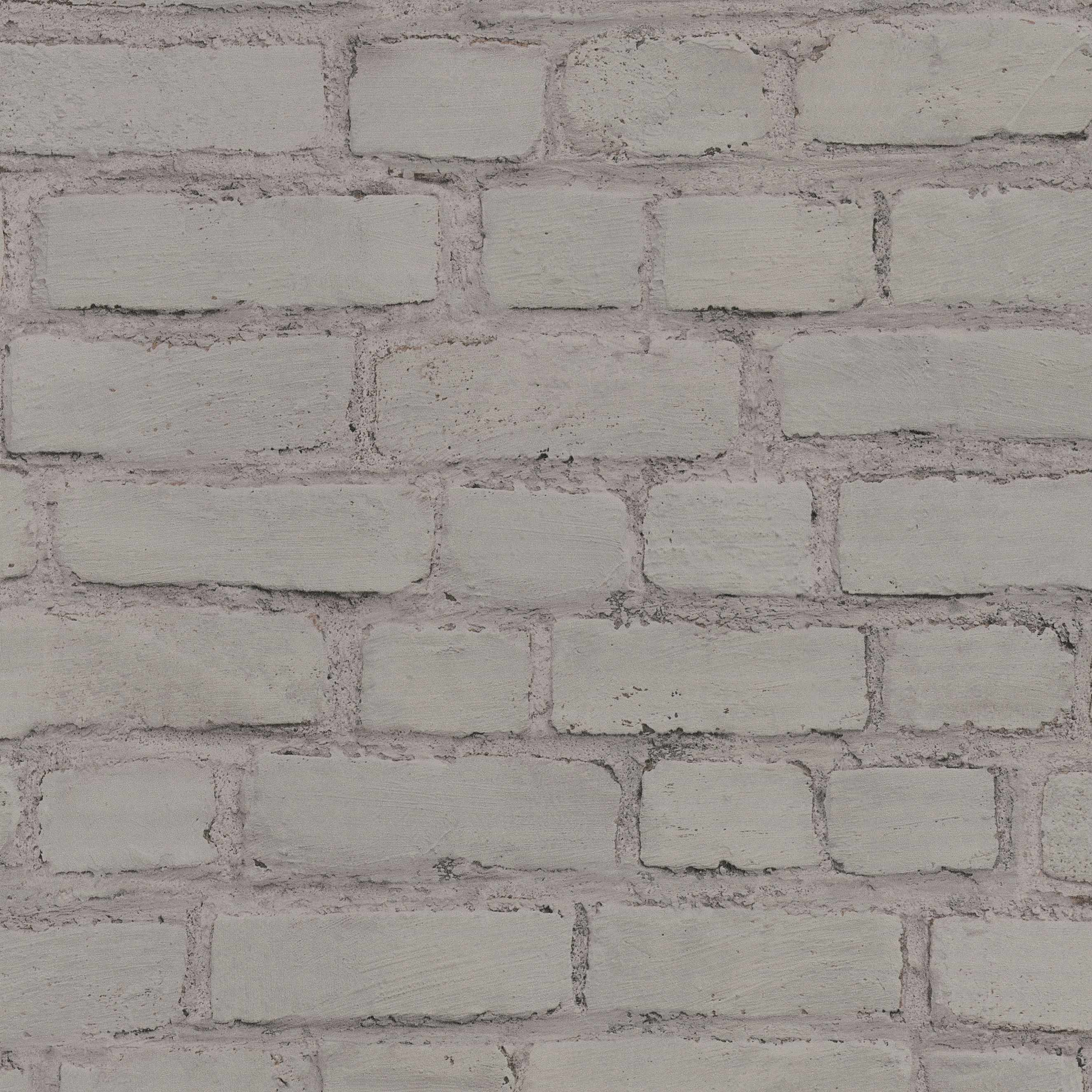 A.S. Creation | Elements | 374143 | Vliestapete | Steinoptik | 0.53 x 10.05 m | Grau