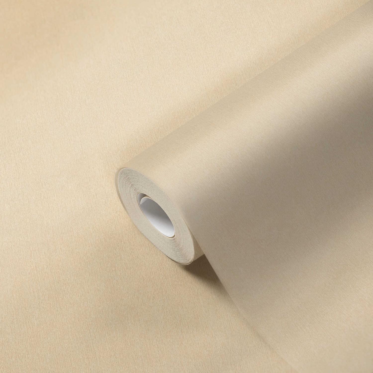 A.S. Creation | Dream Flowery | 383617 | Vliestapete | Einfarbig | 0.53 x 10.05 m | Beige