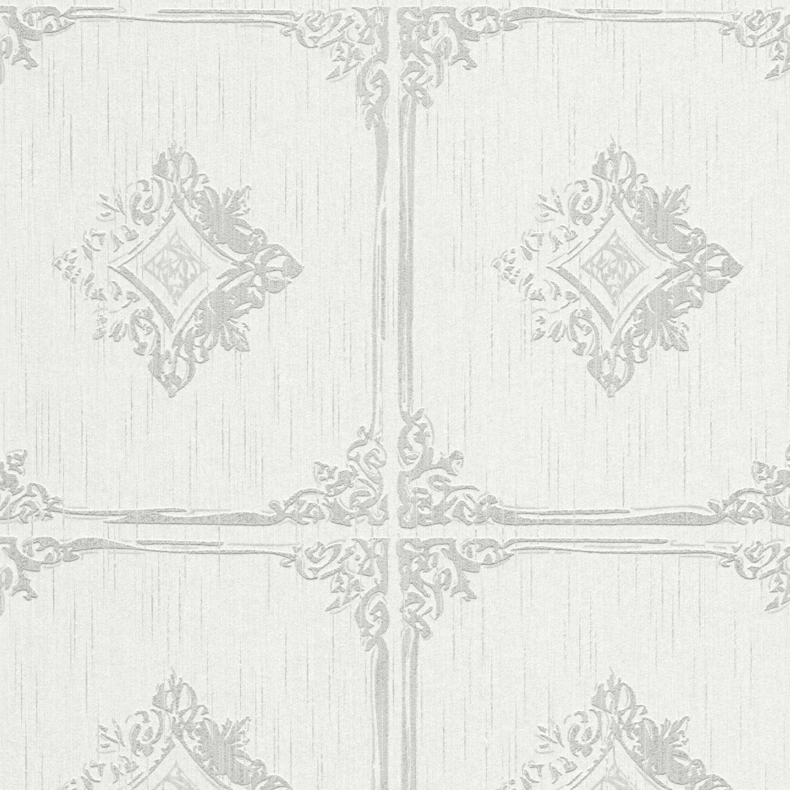 A.S. Creation | AP Tessuto II | 961991 | Vliestapete | Vintage | Retro | 0.53 x 10.05 m | Grau