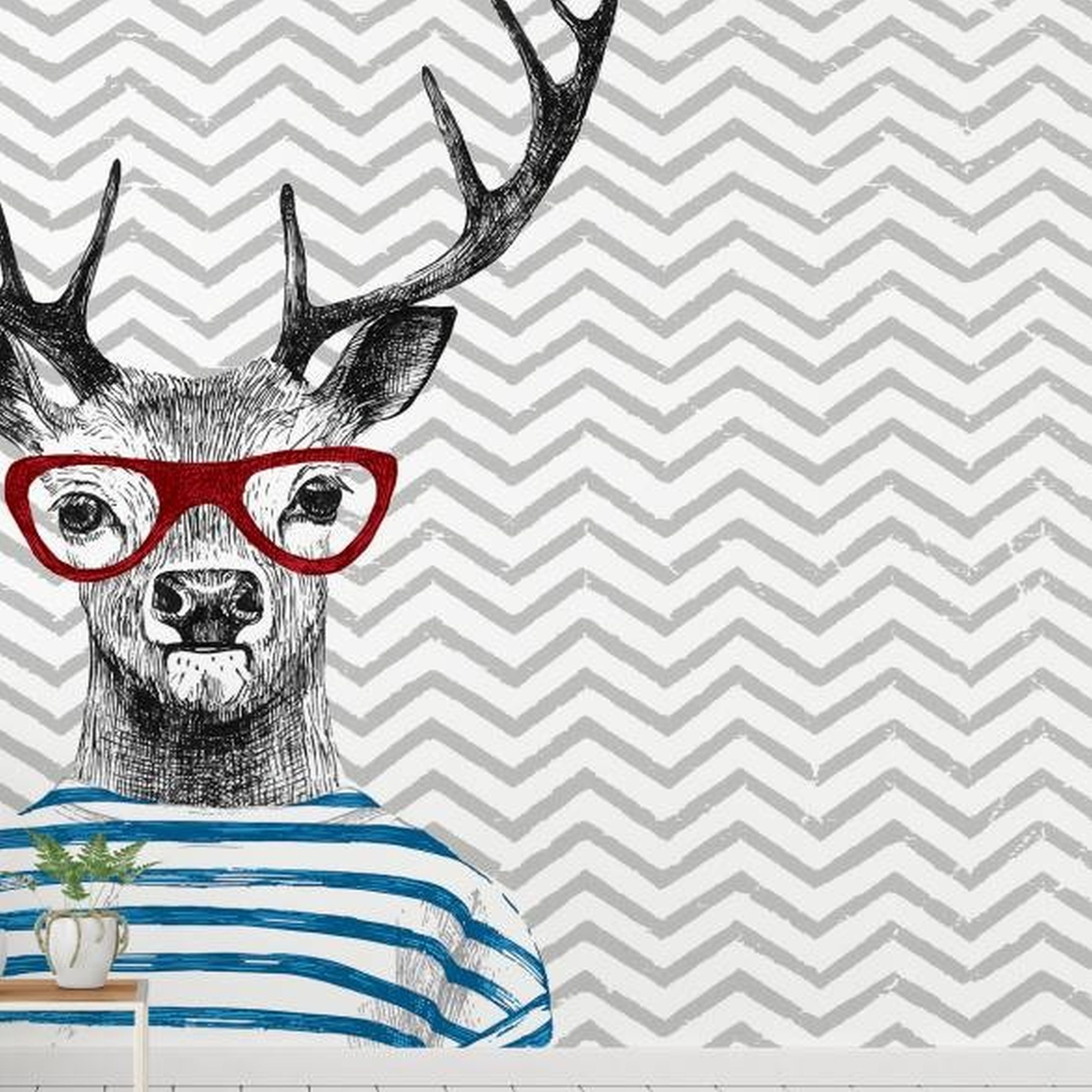 A.S. Creation | Atelier 47 | DD118170 | Fototapete | Vlies | 400 x 270 cm | Tiere | Grau