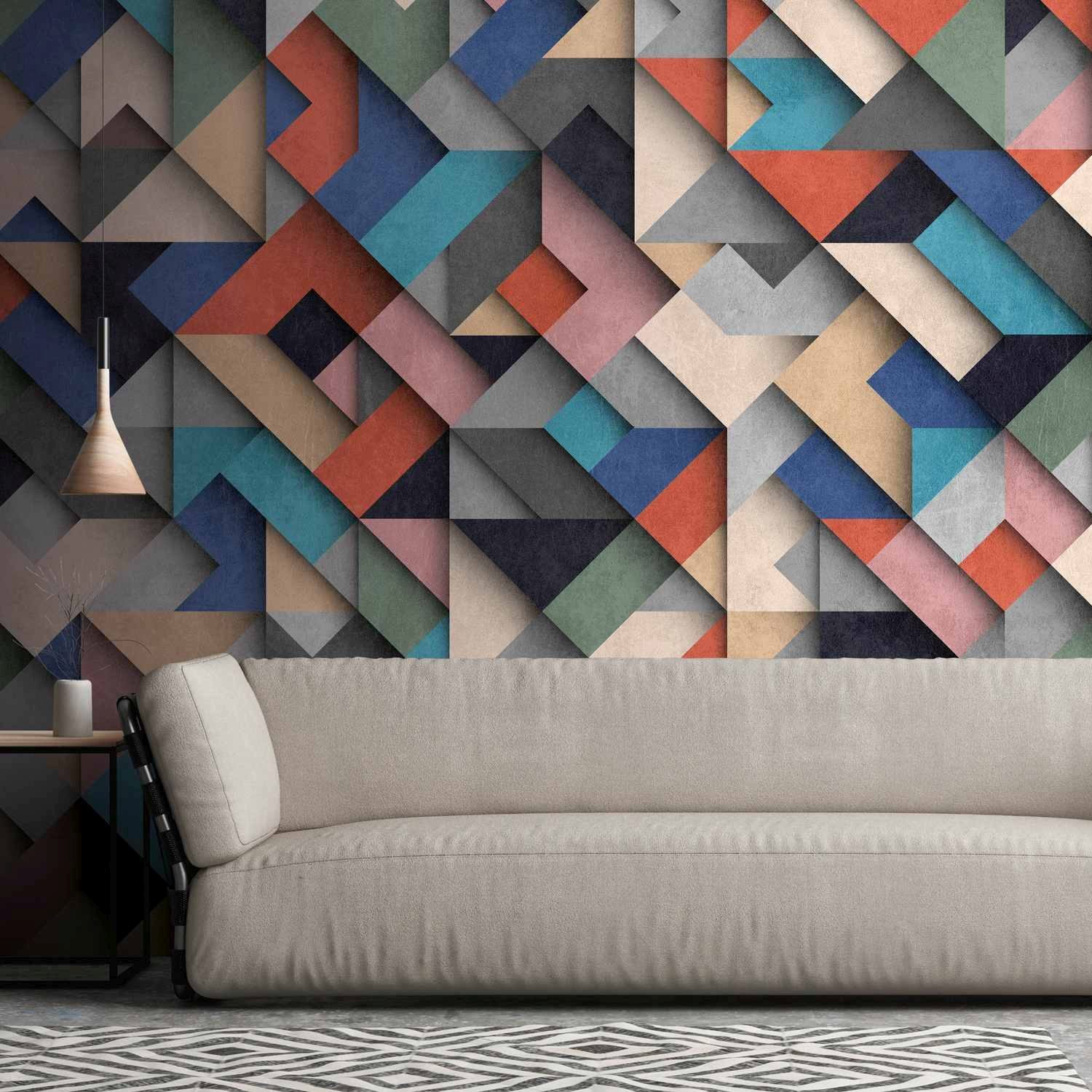 A.S. Creation Fototapete The Wall 382871 Ein Motiv pro Rolle 3D Optik Bunt