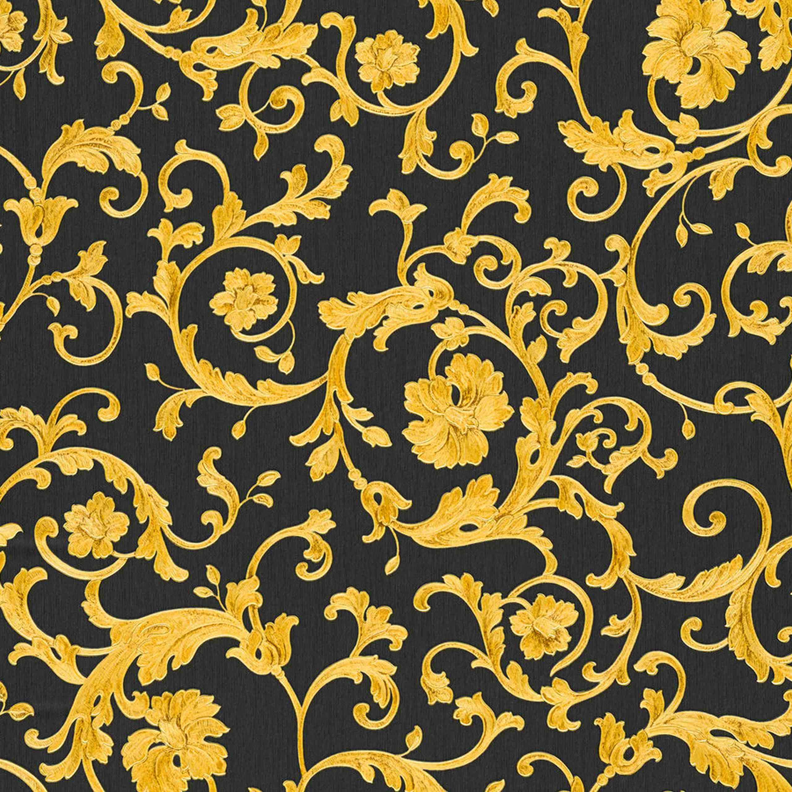 A.S. Creation | Versace 3 | 343262 | Vliestapete | Vintage | Retro | 0.7 x 10.05 m | Gelb