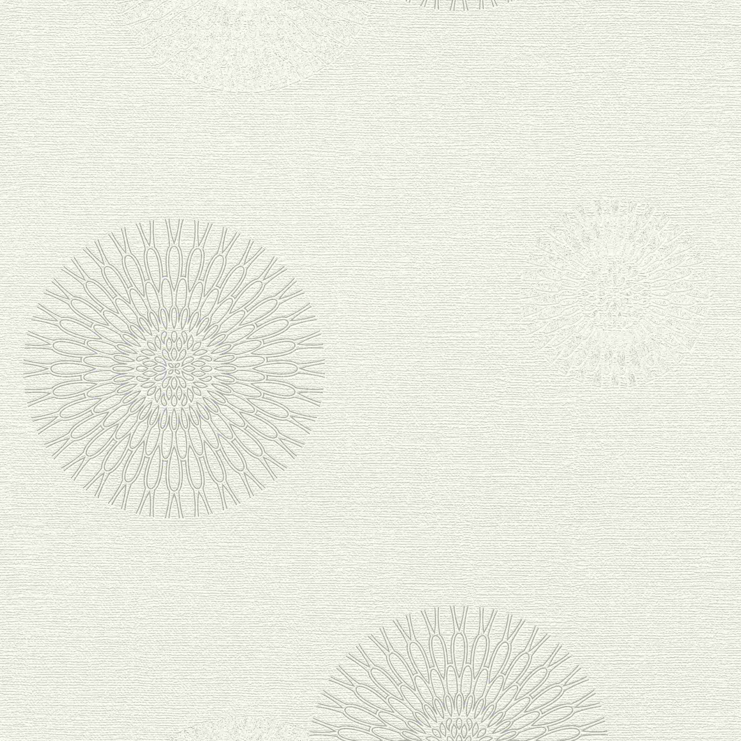 Rasch | Selection | 808827 | Vliestapete | Vintage | Retro | 0.53 x 10.05 m | Weiß