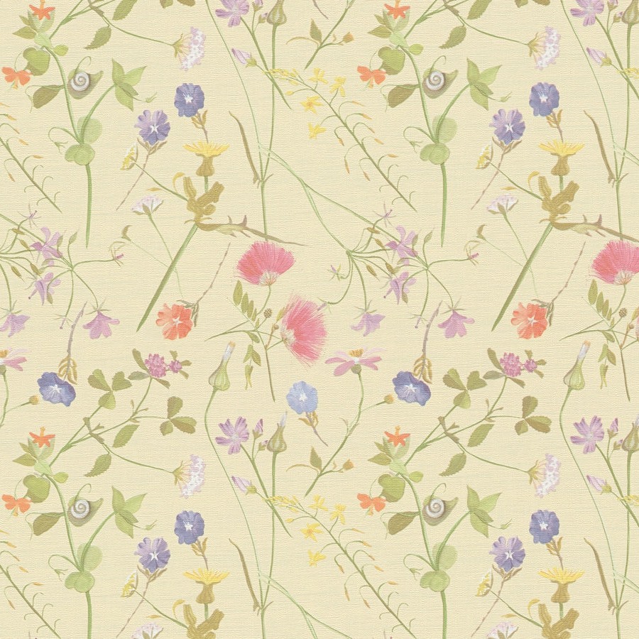 A.S. Creation | House of Turnowsky | 389013 | Vliestapete | Blumenoptik | 10.05 x 0.53 m | Bunt