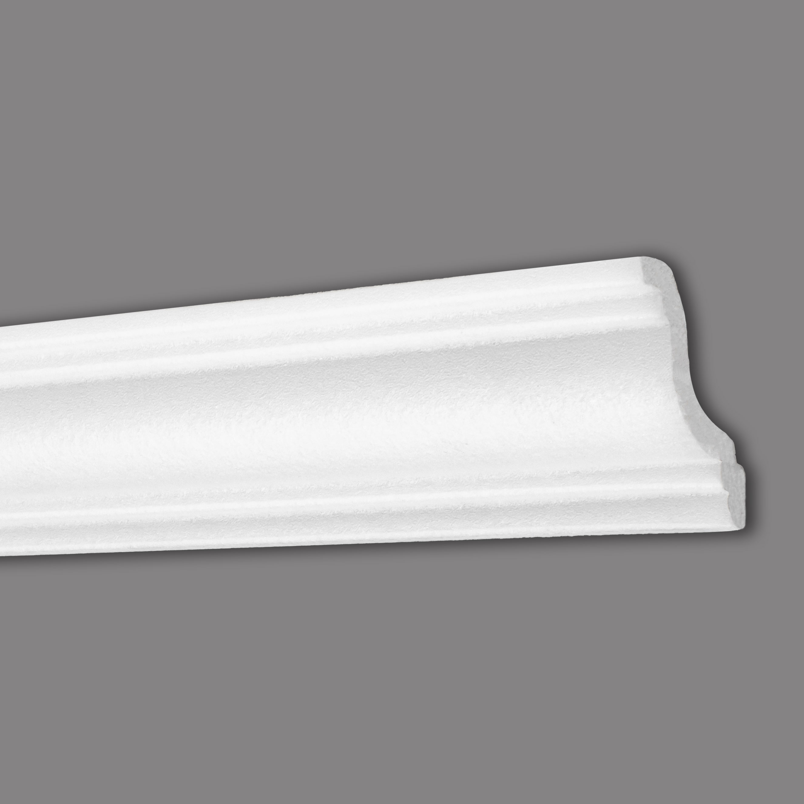 Wiesemann Stuckleiste Paris 29 Polystyrol 47 x 47 x 2000 mm Deckenleiste Weiß