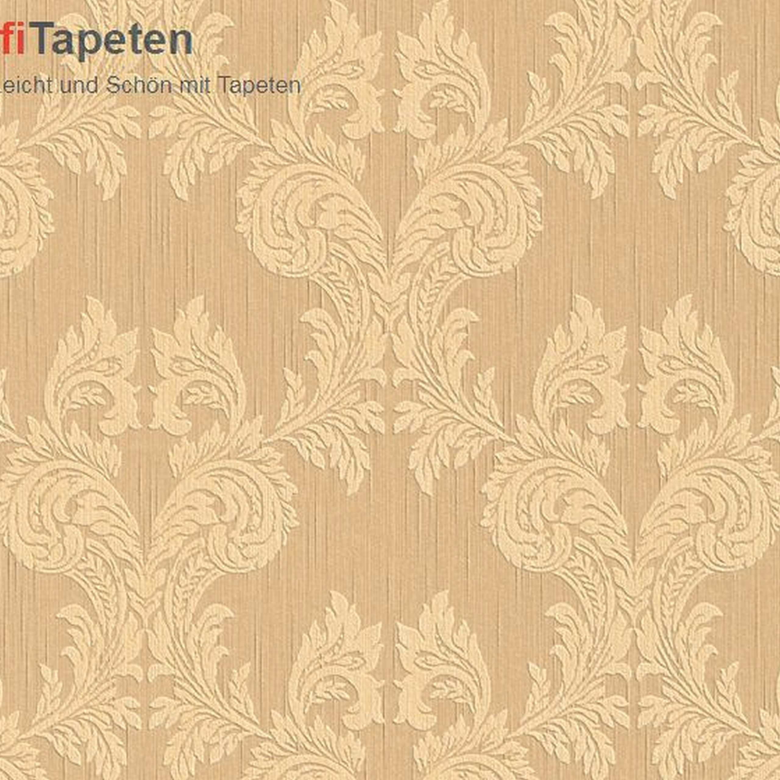 A.S. Creation | Tessuto | 956303 | Vliestapete | Barock | 0.53 x 10.05 m | Beige
