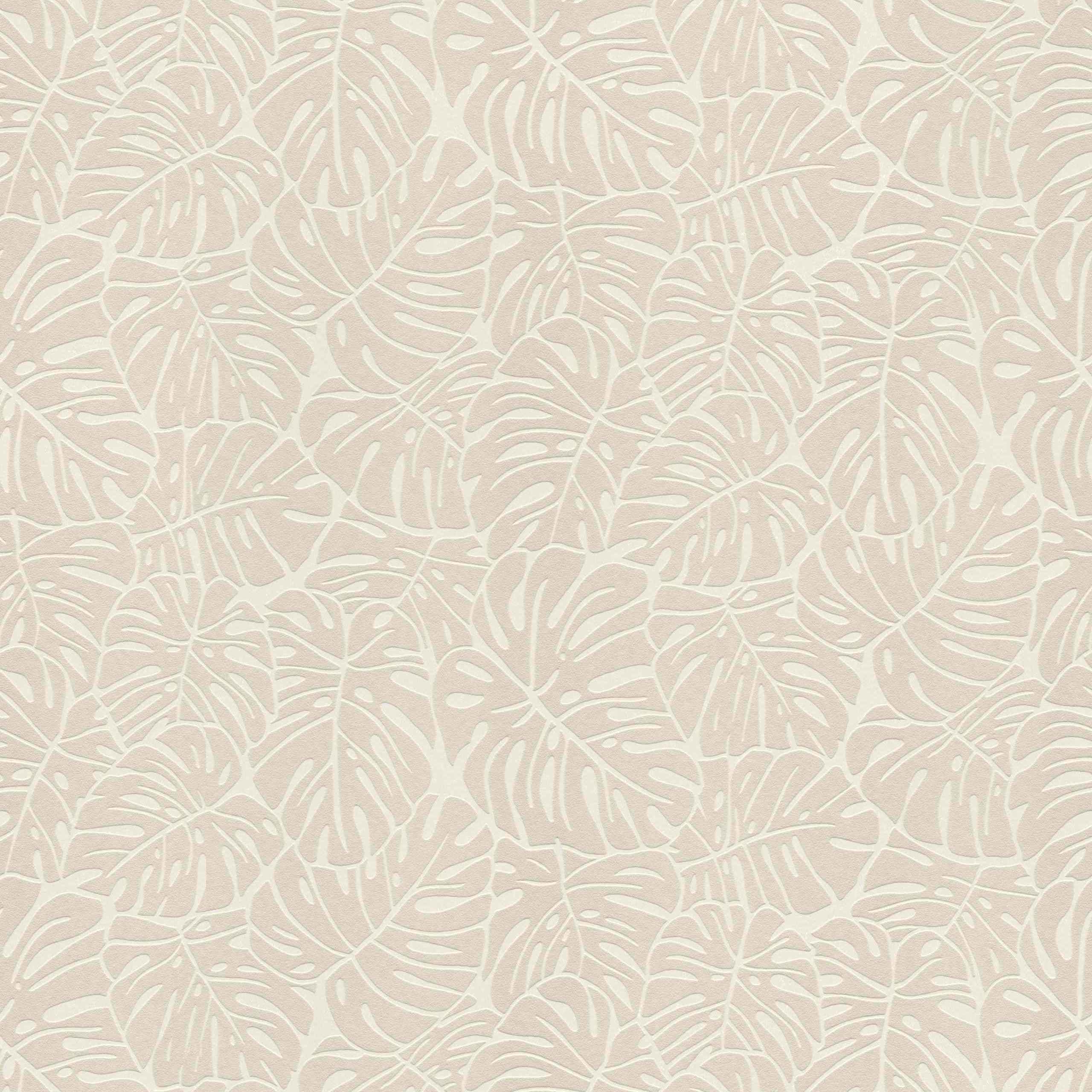 Rasch | #ROCKNROLLE | 541533 | Vliestapete | Blumenoptik | 0.53 x 10.05 m | Beige