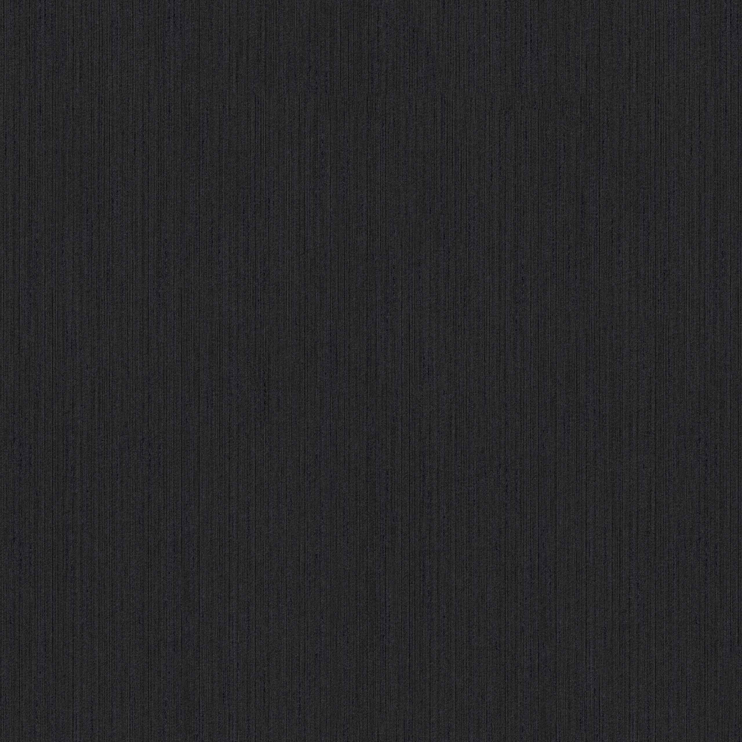 A.S. Creation | AP Tessuto II | 968531 | Vliestapete | Einfarbig | 0.53 x 10.05 m | Schwarz
