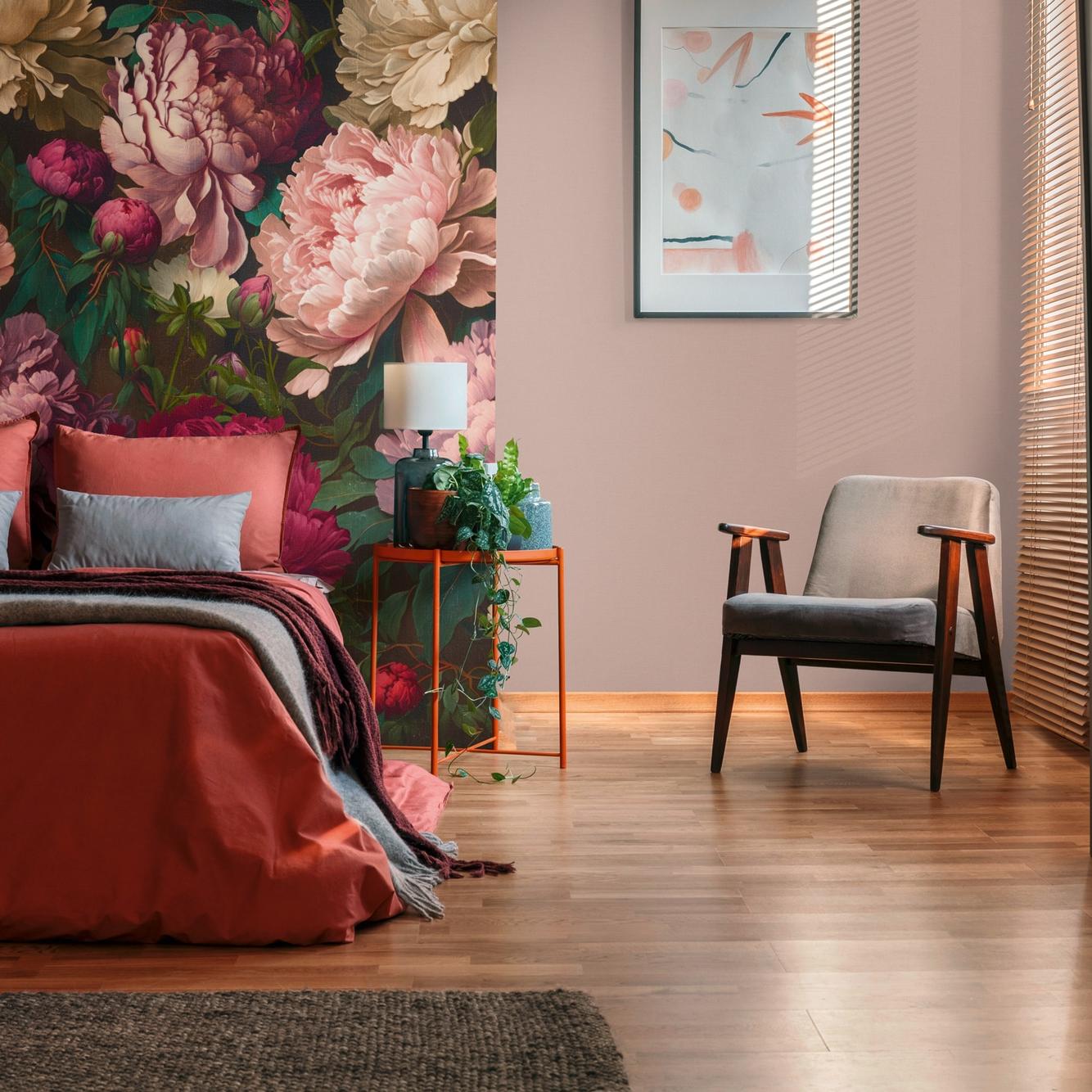 A.S. Creation Fototapete The Wall III 398621 Ein Motiv pro Rolle Blumen Floral Pink Rot