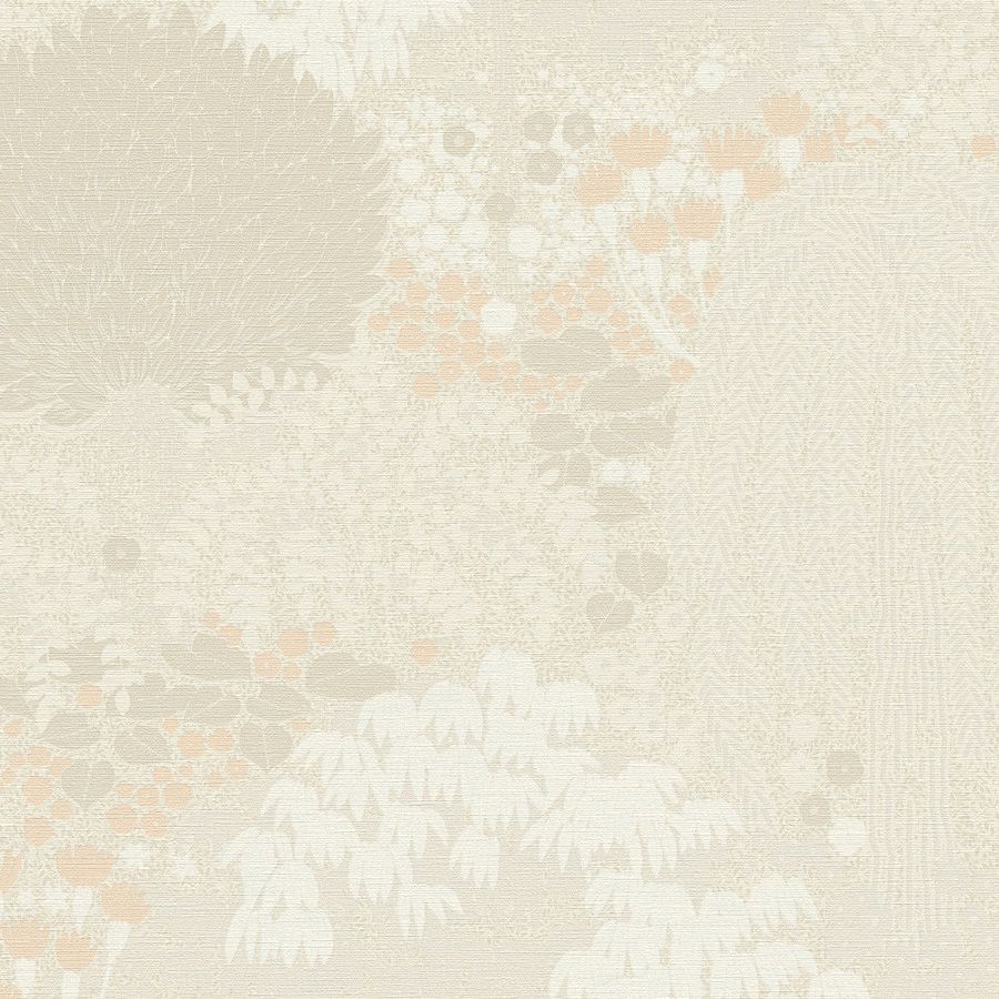 A.S. Creation | Famous Garden | 393502 | Vliestapete | Bäume & Blätter | 10.05 x 0.53 m | Beige