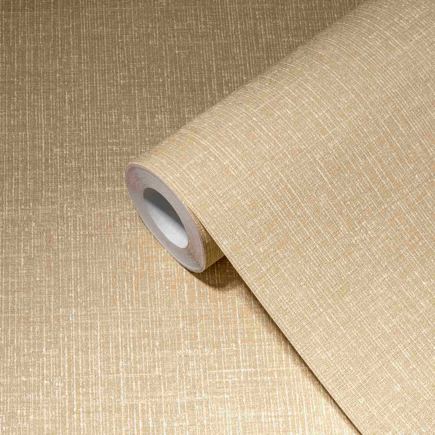 A.S. Creation | MY HOME. MY SPA. | 386945 | Vliestapete | Einfarbig | 0.53 x 10.05 m | Beige