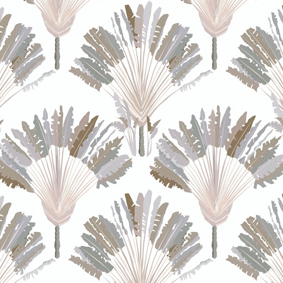 A.S. Creation | Jungle Chic | 377082 | Vliestapete | Natur | 0.53 x 10.05 m | Grau | Braun | Weiß