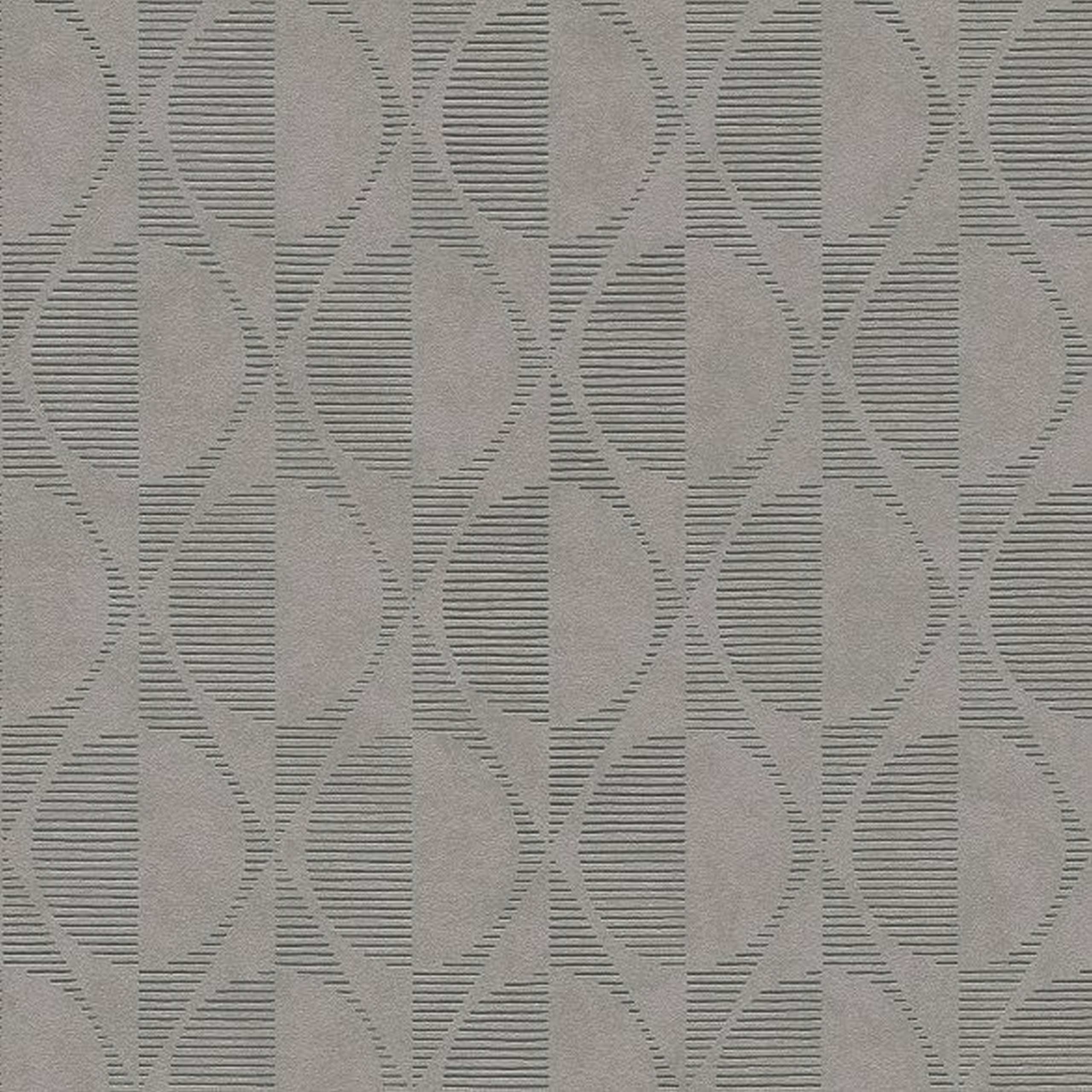 A.S. Creation | Pop Style | 374785 | Vliestapete | Vintage | Retro | 0.53 x 10.05 m | Grau