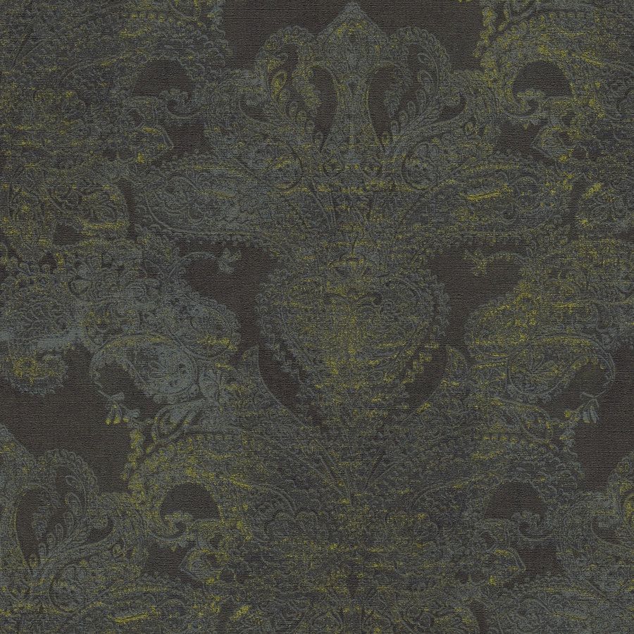 A.S. Creation | Travel Styles | 391195 | Vliestapete | Barock | 10.05 x 0.53 m | Schwarz