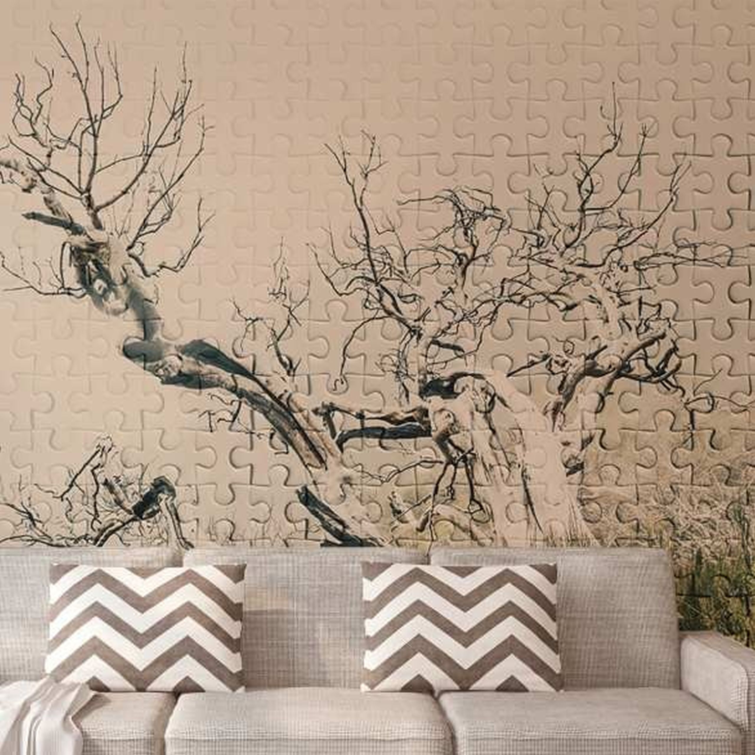 A.S. Creation | Atelier 47 | DD116895 | Fototapete | Vlies | 600 x 270 cm | Wald & Pflanzen | Beige