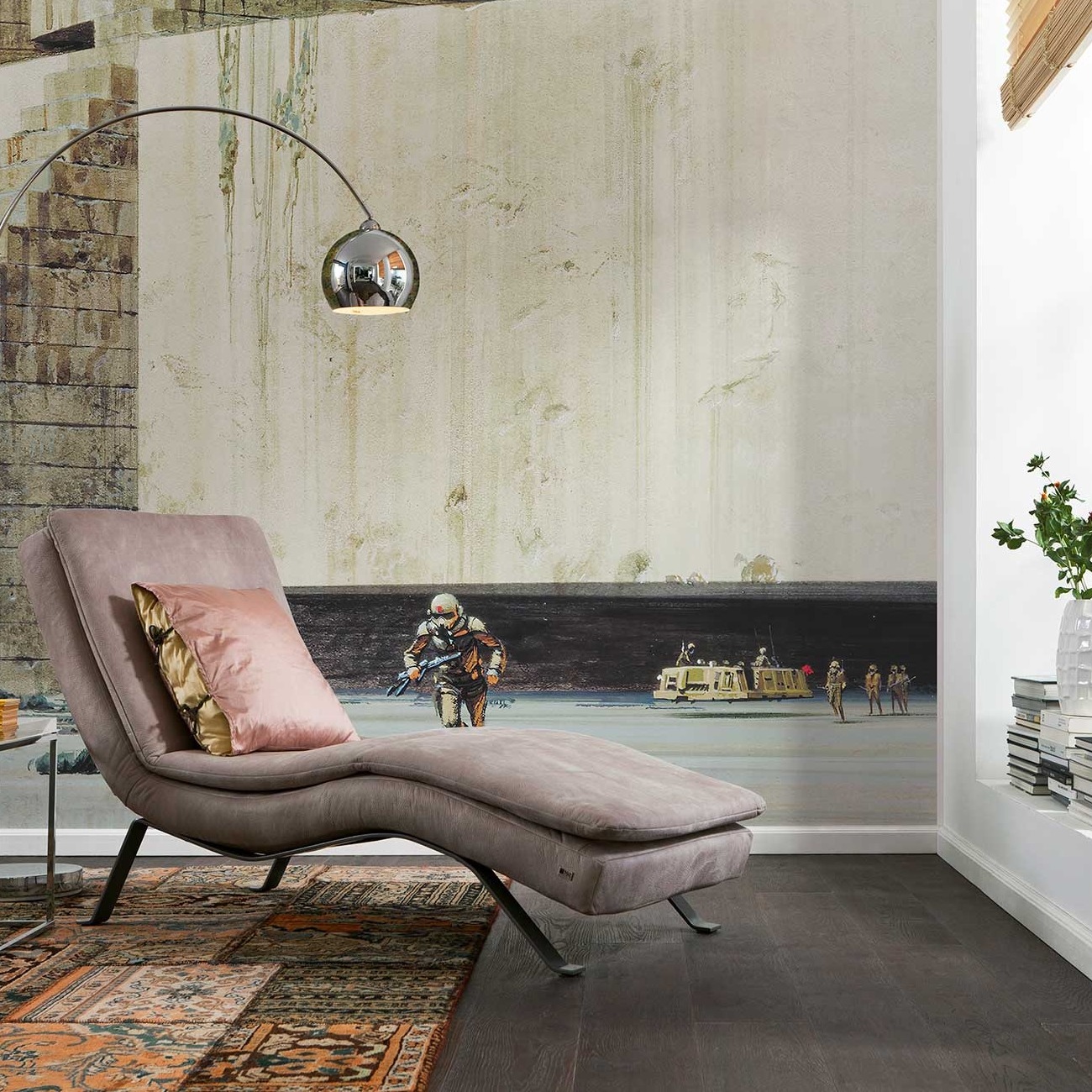 Komar Fototapete Star Wars Classic Yavin Temple 250 x 500 cm Digitaldrucktapete Vlies Jedi