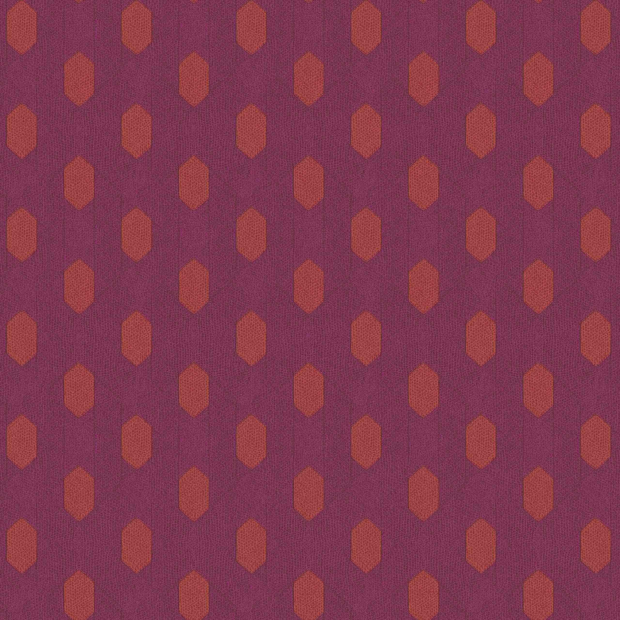A.S. Creation | Absolutely Chic | 369731 | Vliestapete | 3D Optik | 0.53 x 10.05 m | Rot